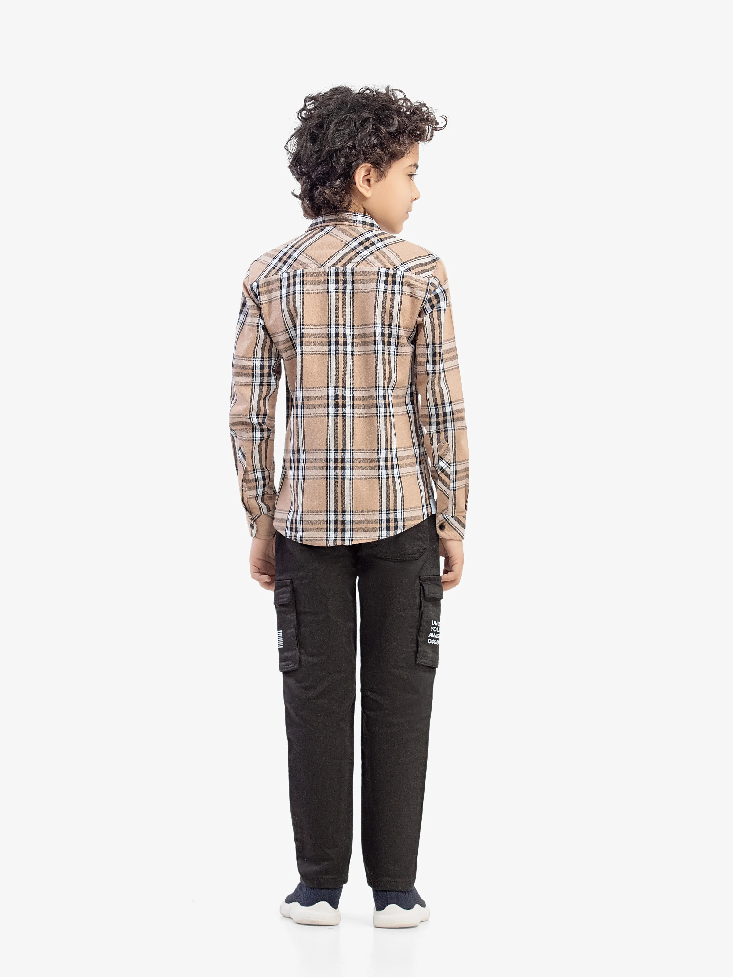 Boy's Light Brown Shirt - EBTS5-27612 - Image 5