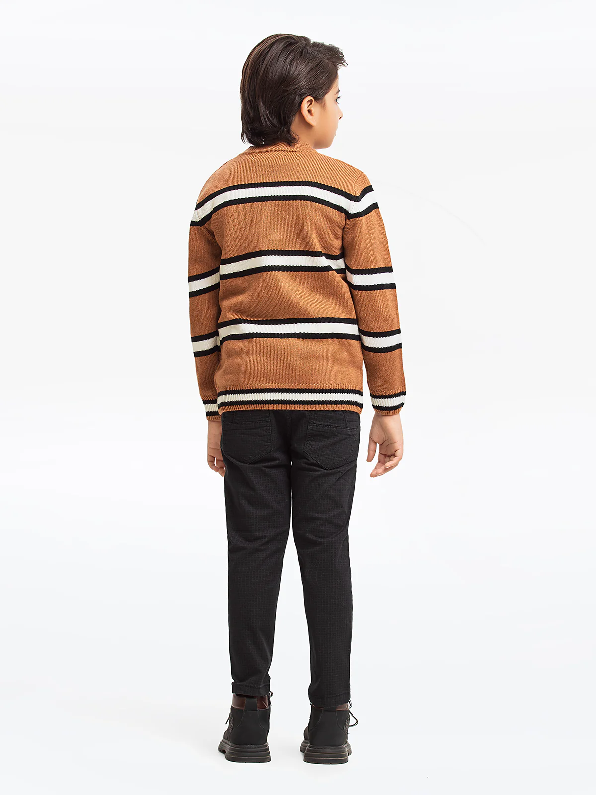 Boy's Light Brown Sweater - EBTSWT23-027 - Image 5