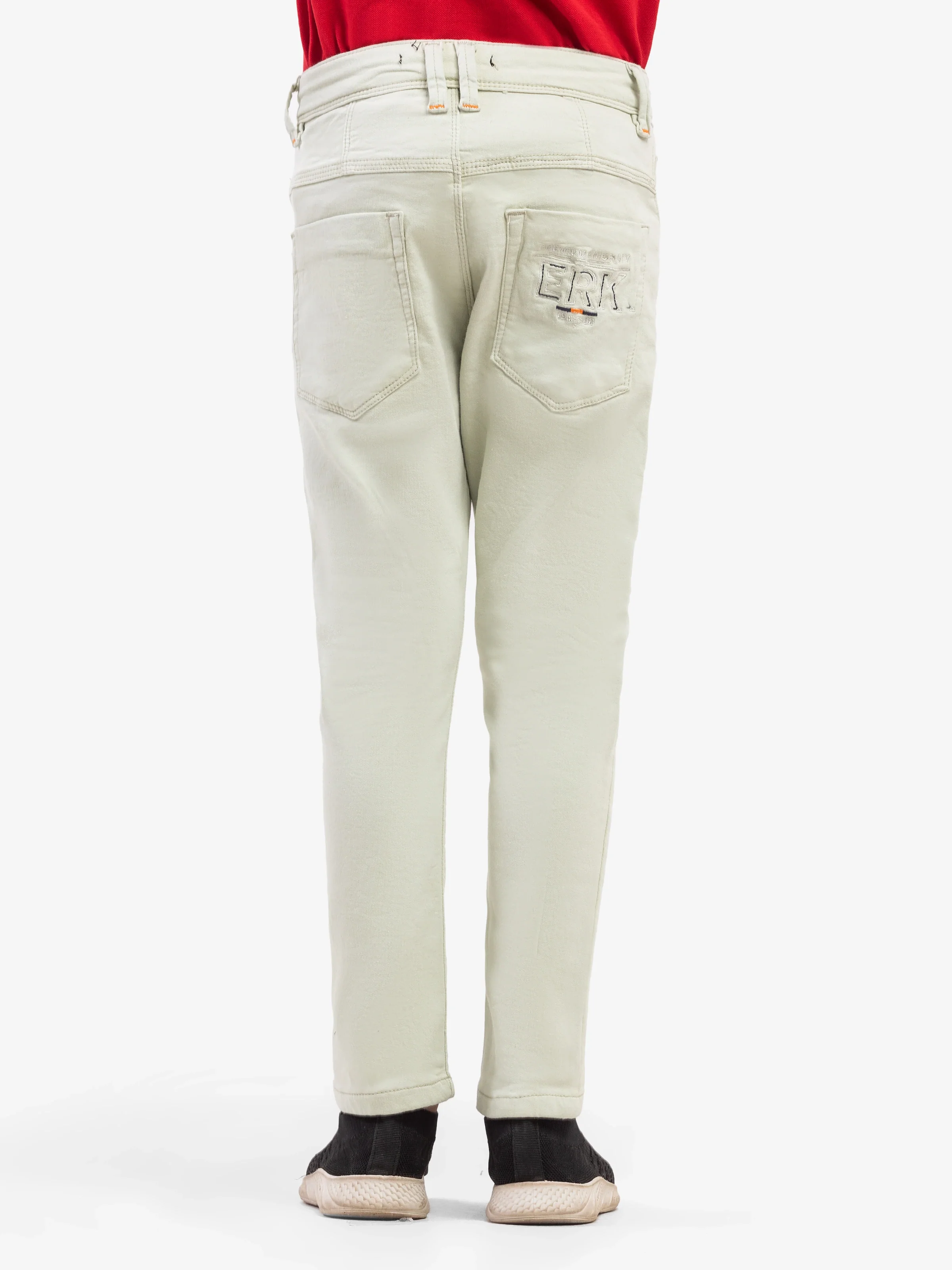 Boy's Light Green Chino Pant - EBBCP5-006 - Image 2