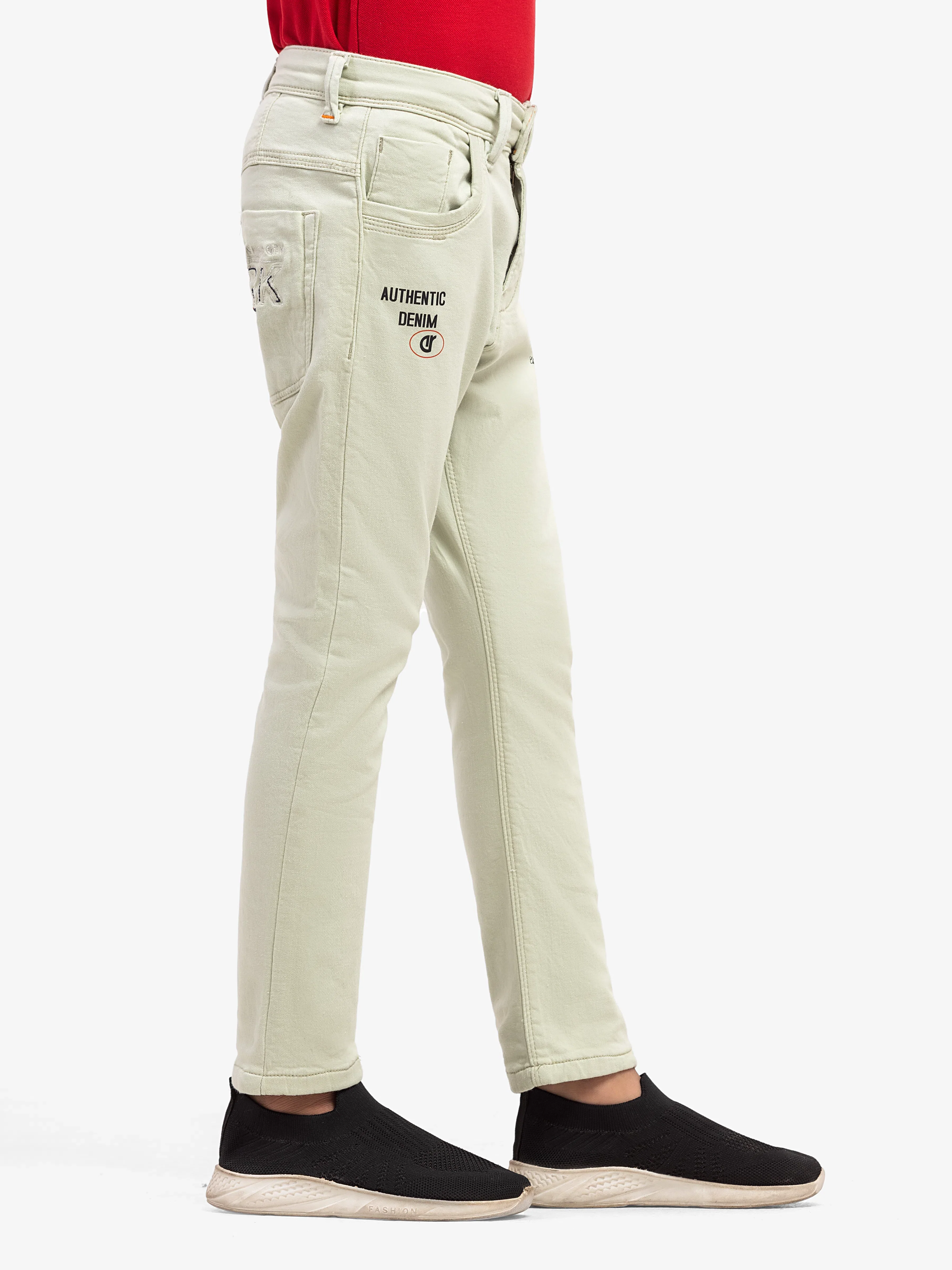 Boy's Light Green Chino Pant - EBBCP5-006 - Image 3