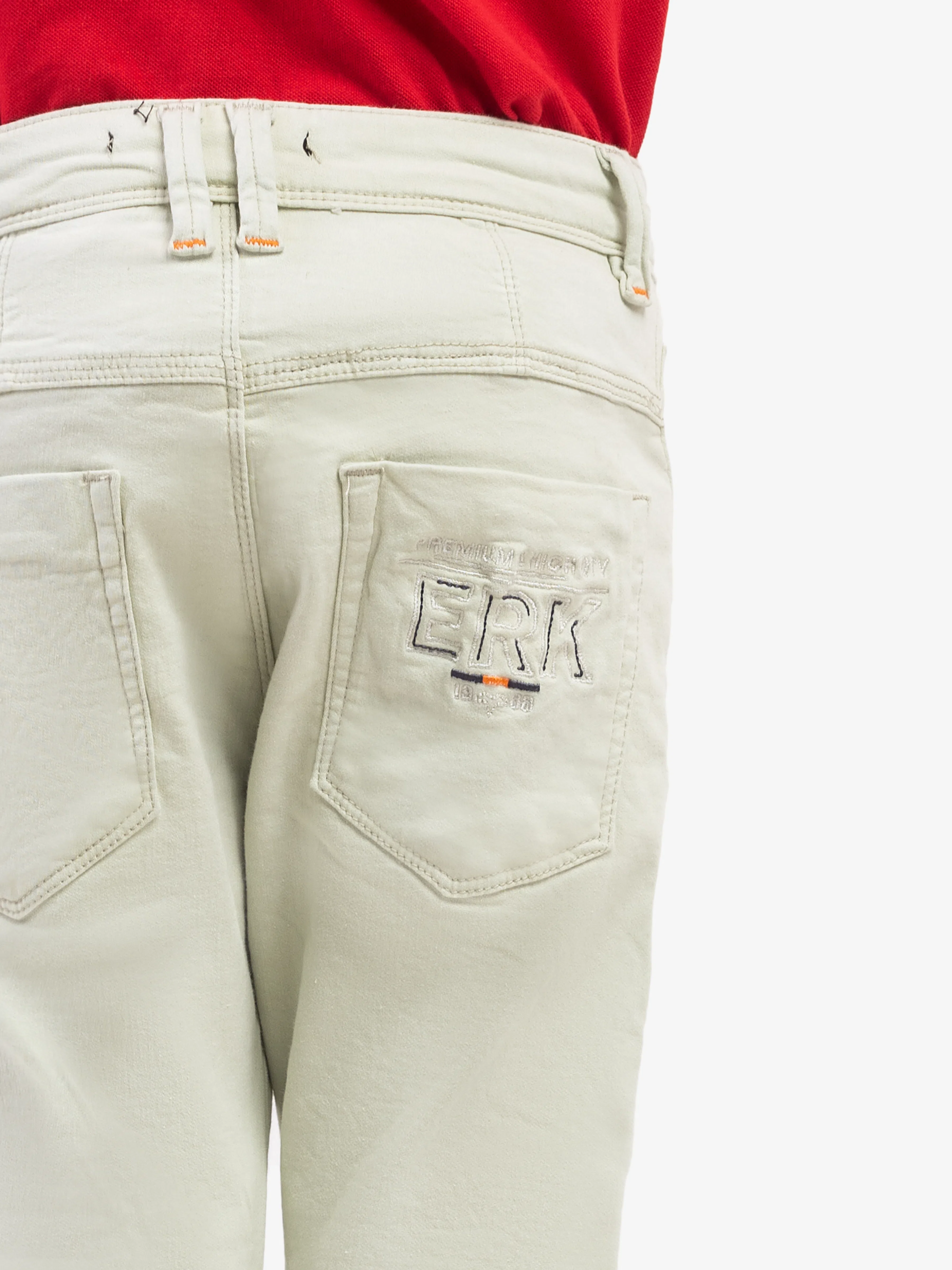 Boy's Light Green Chino Pant - EBBCP5-006 - Image 4