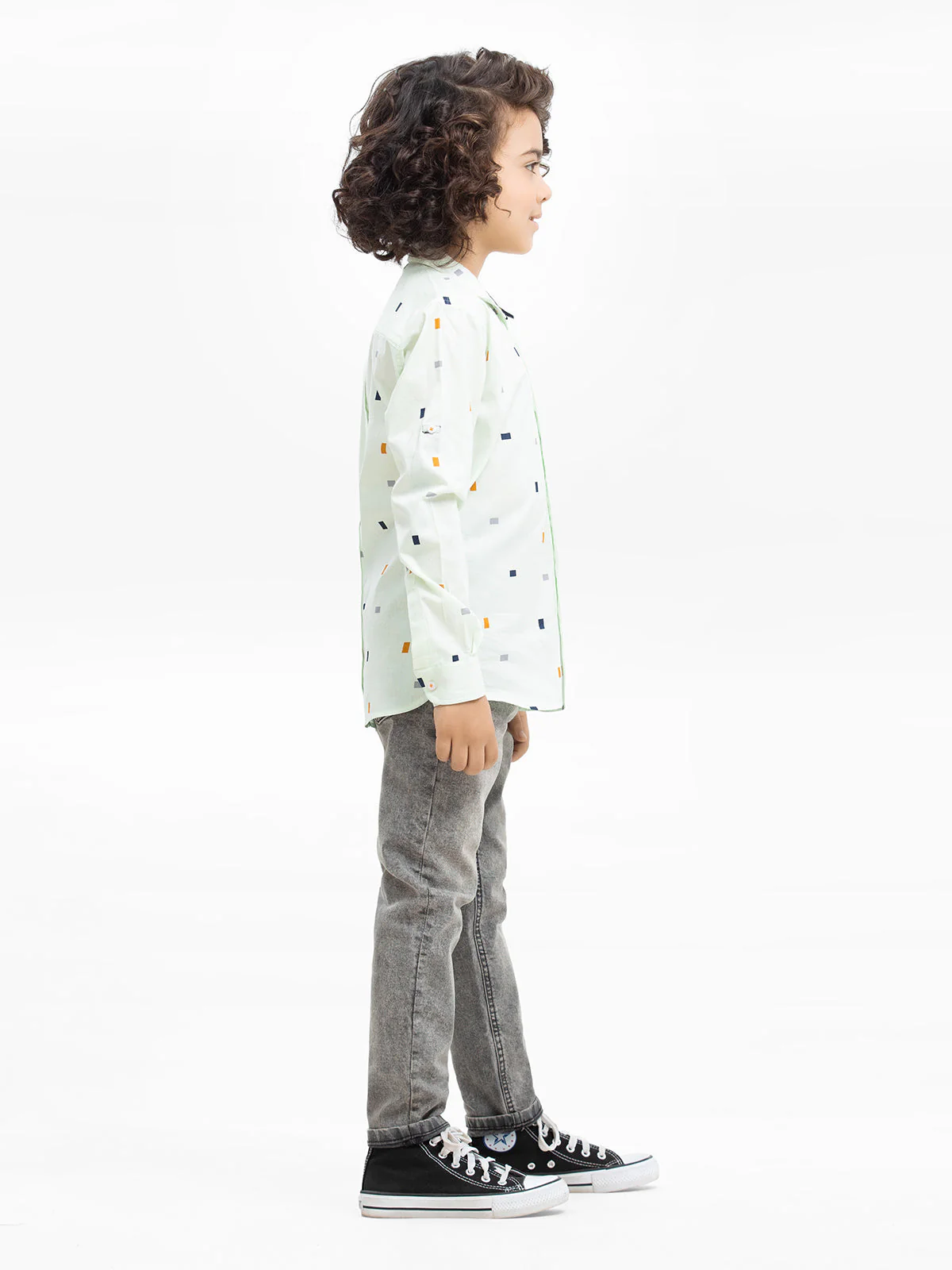 Boy's Light Green Shirt - EBTS24-27525 - Image 3