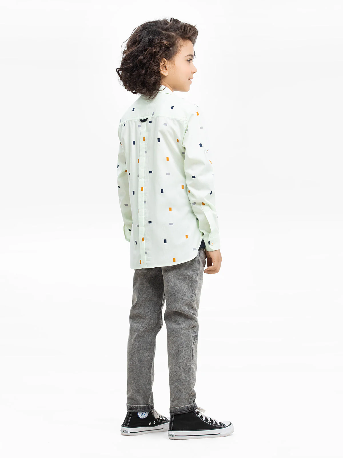 Boy's Light Green Shirt - EBTS24-27525 - Image 6