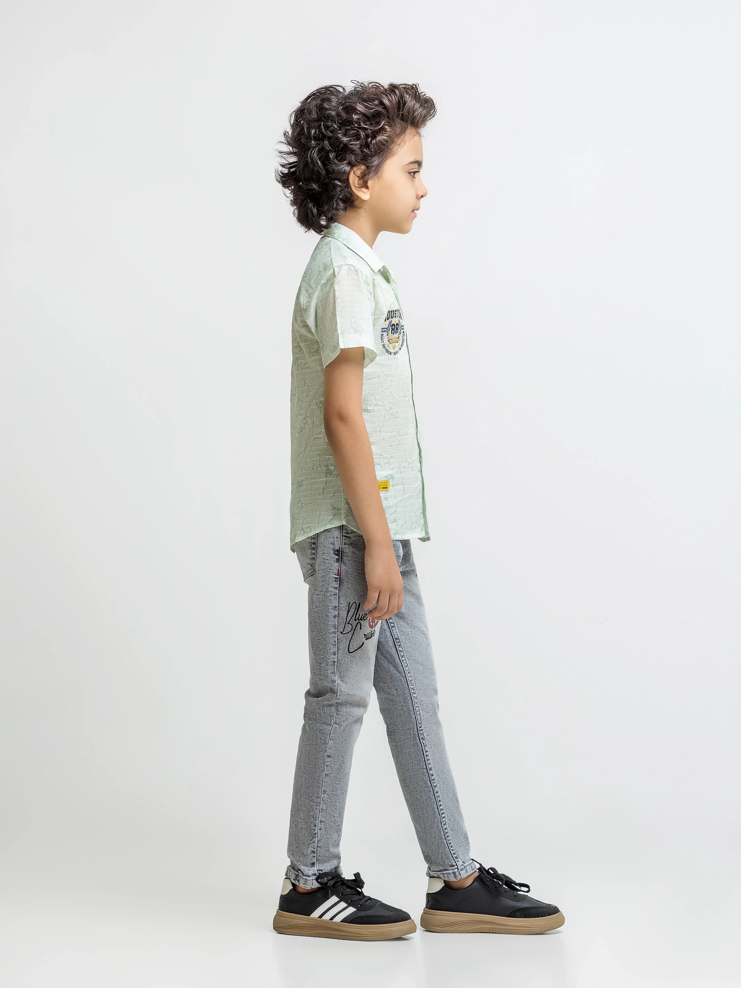 Boy's Light Green Shirt - EBTS5-27681 - Image 4