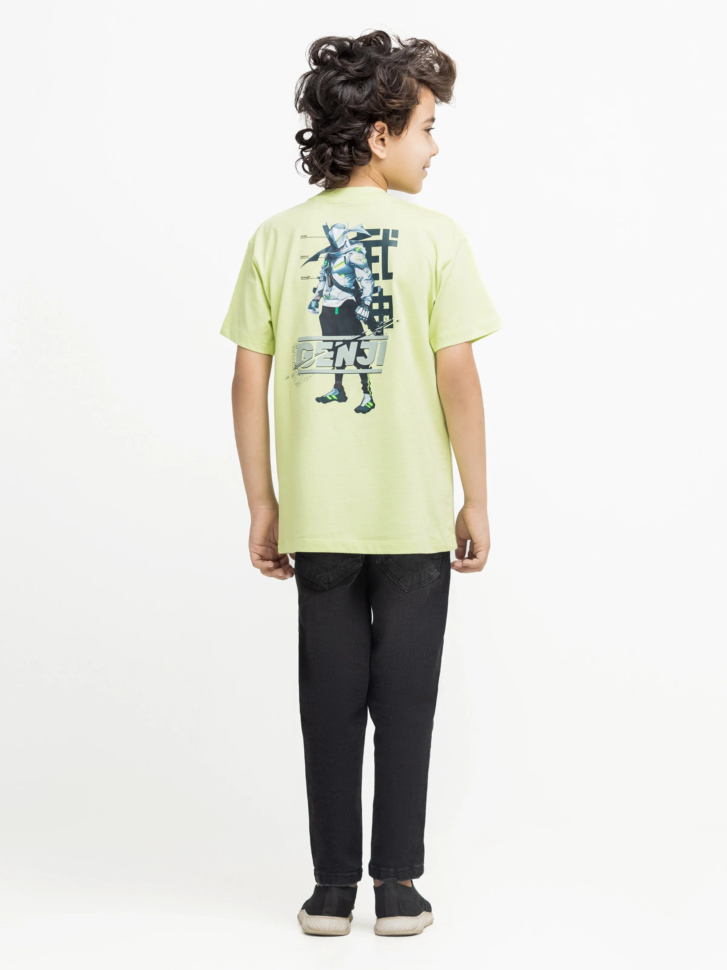 Boy's Light Green T-Shirt - EBTTS24-051 - Image 4