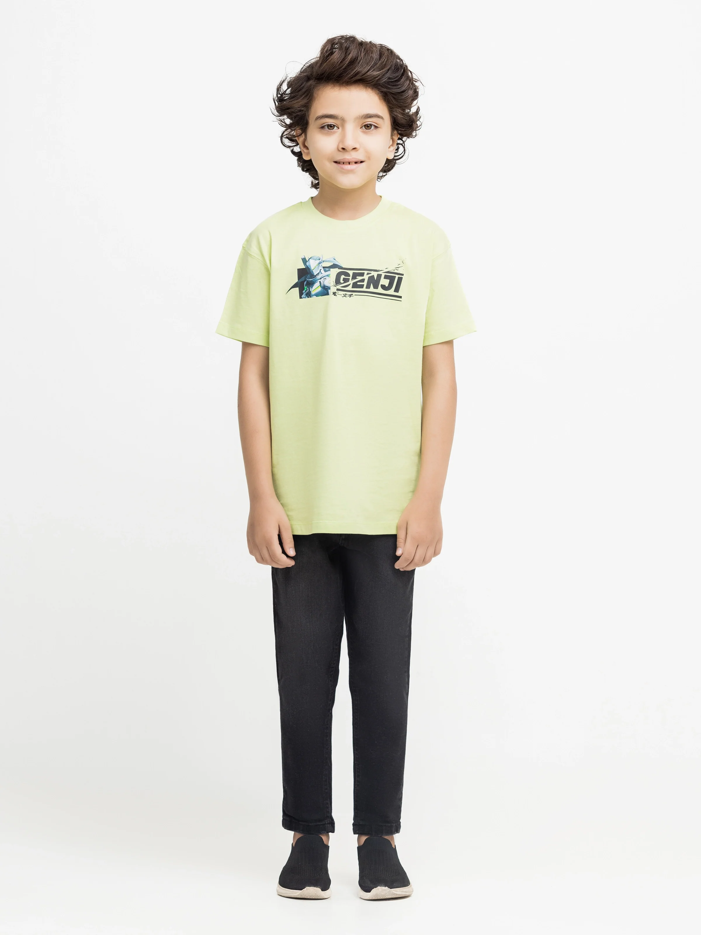 Boy's Light Green T-Shirt - EBTTS24-051 - Image 5