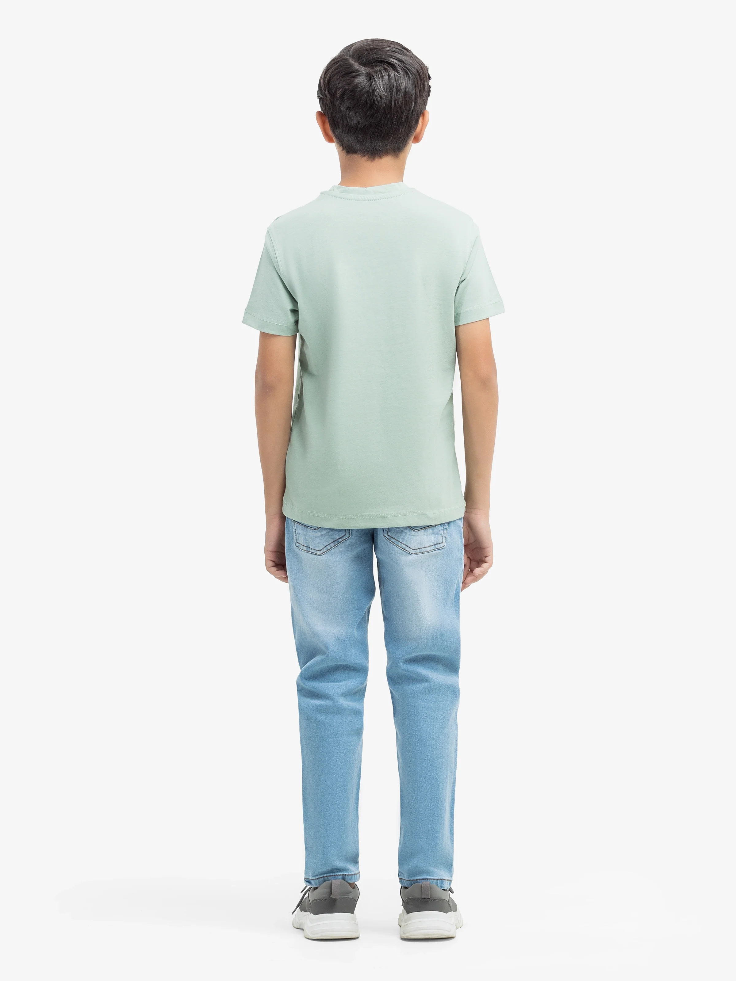 Boy's Light Green T-Shirt - EBTTS24-075 - Image 5