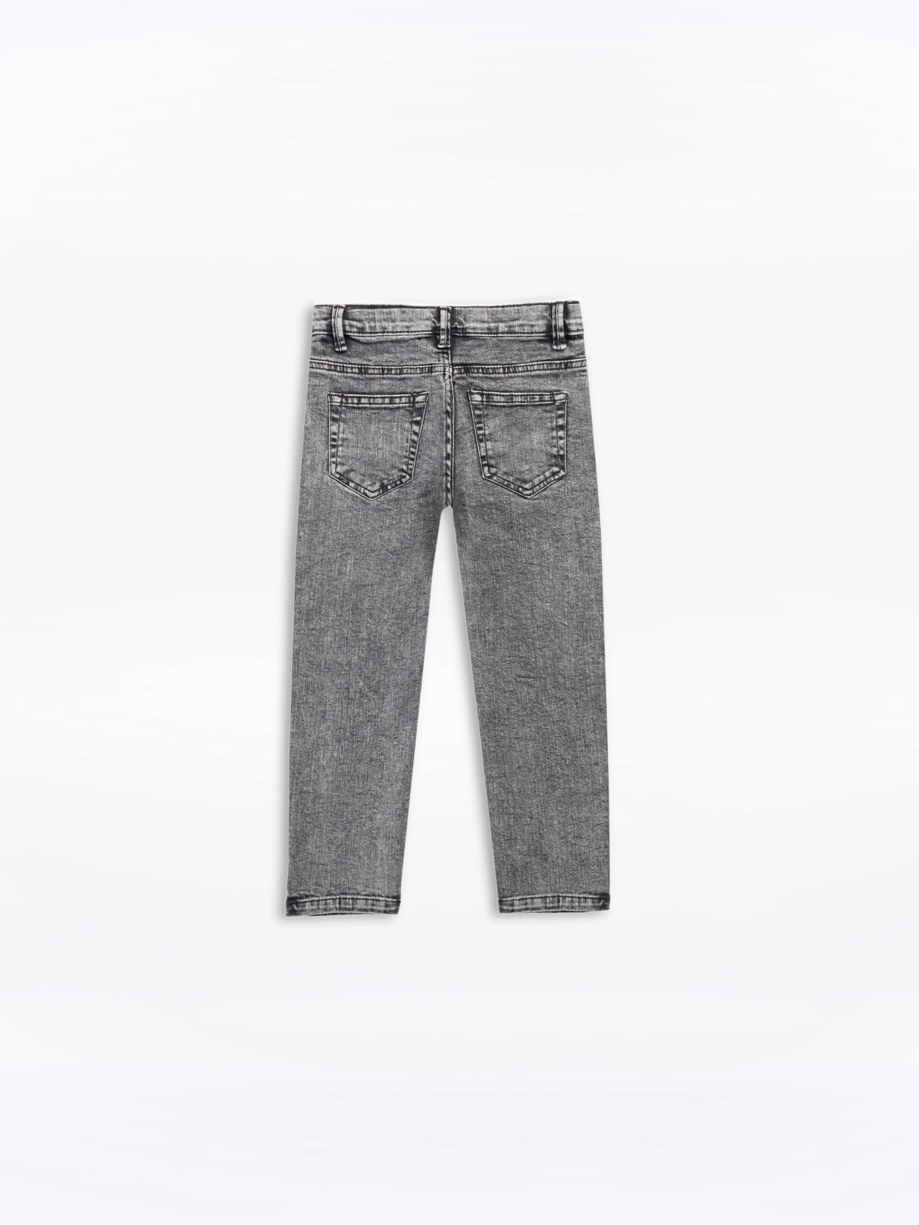 Boy's Light Grey Denim Pant - EBBDP24-031 - Image 2