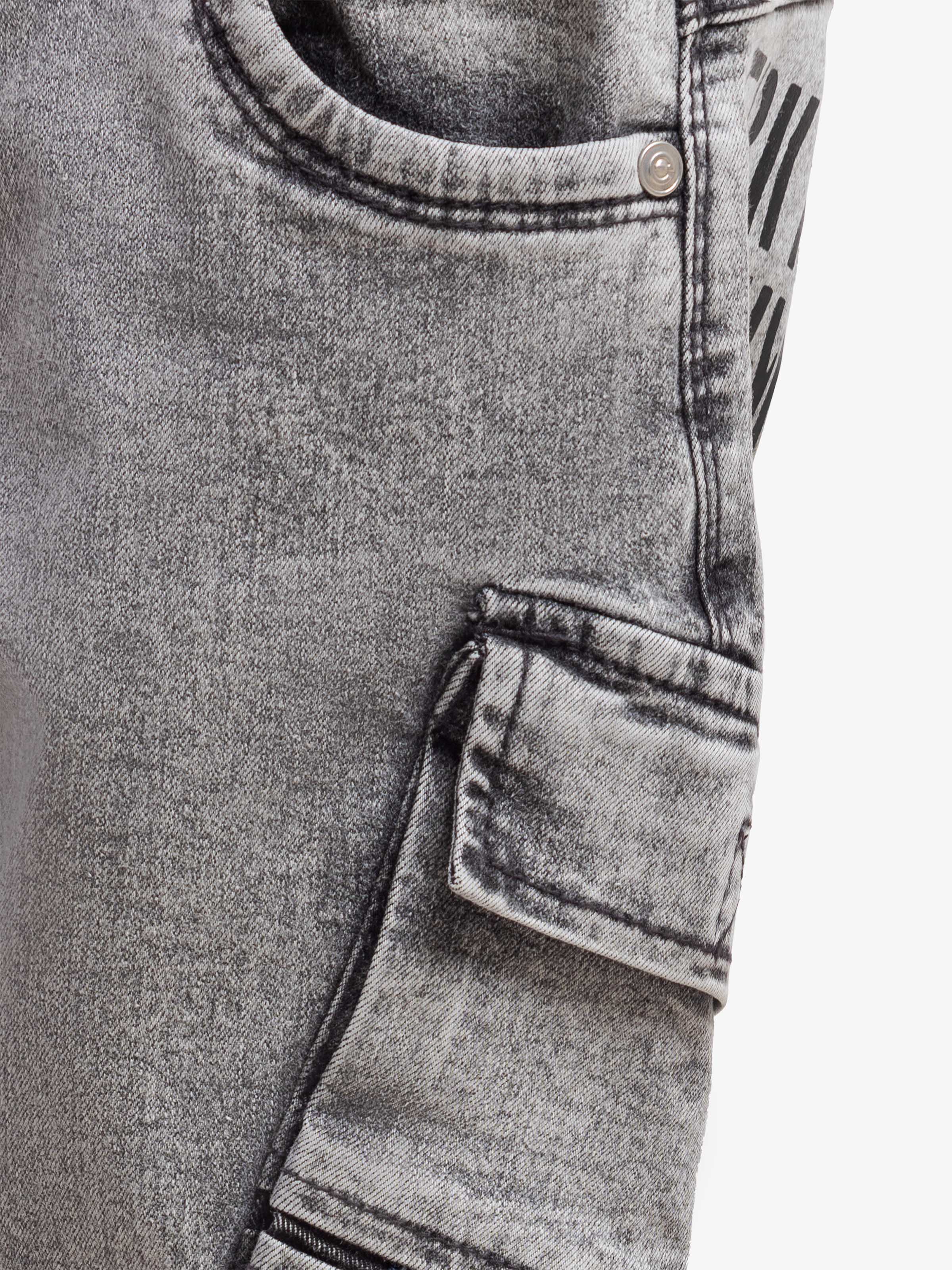 Boy's Light Grey Denim Pant - EBBDP5-055 - Image 4