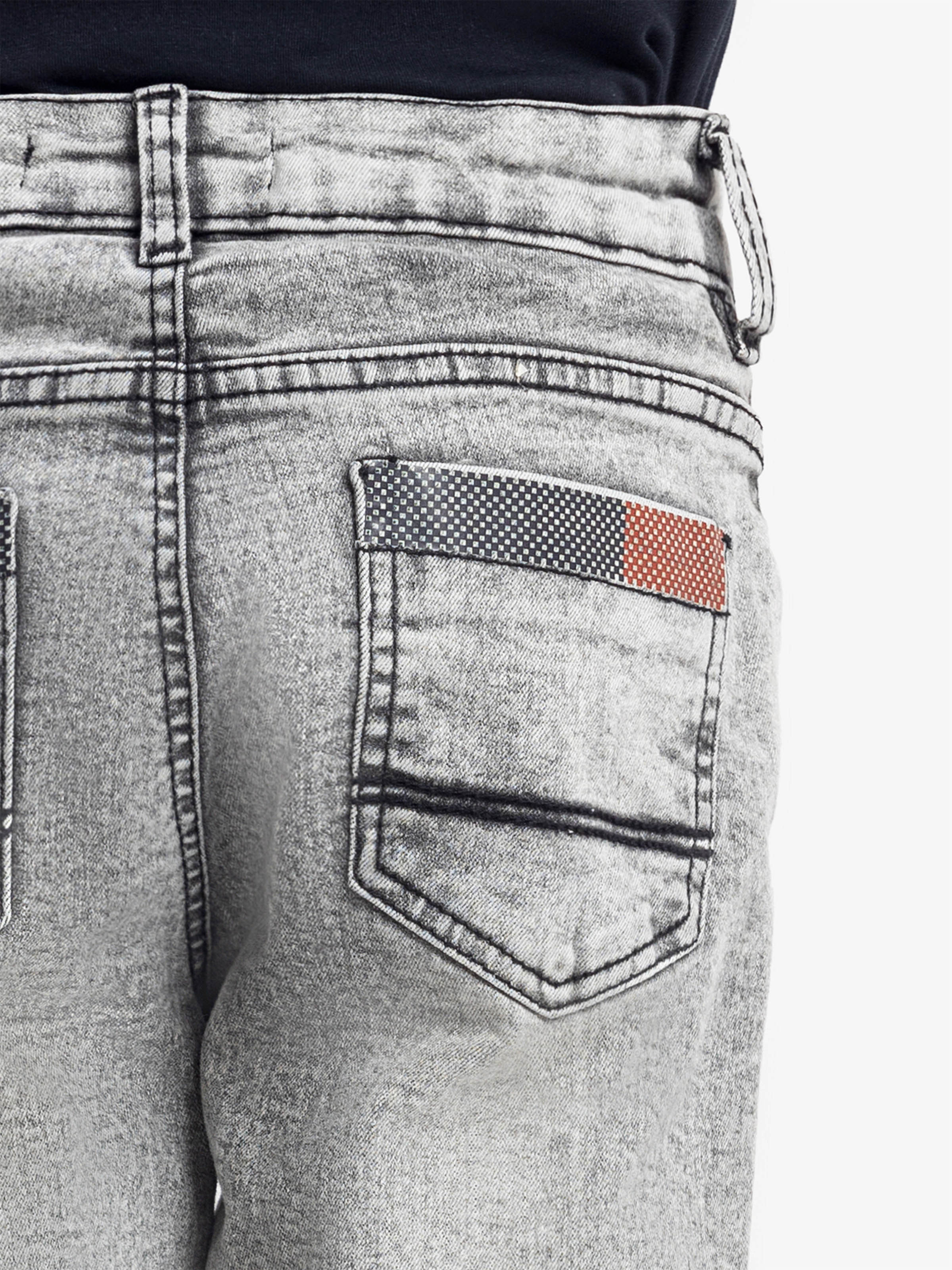 Boy's Light Grey Denim Pant - EBBDP5-057 - Image 6