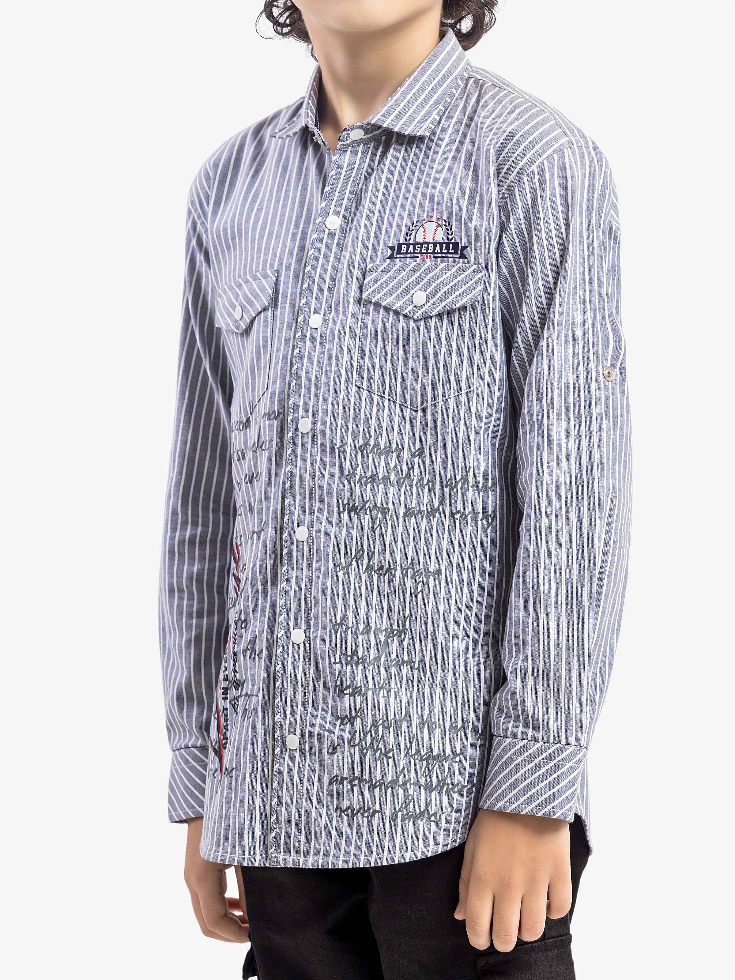 Boy's Light Grey Shirt & Tank Top- EBTS5-27644-2P - Image 3
