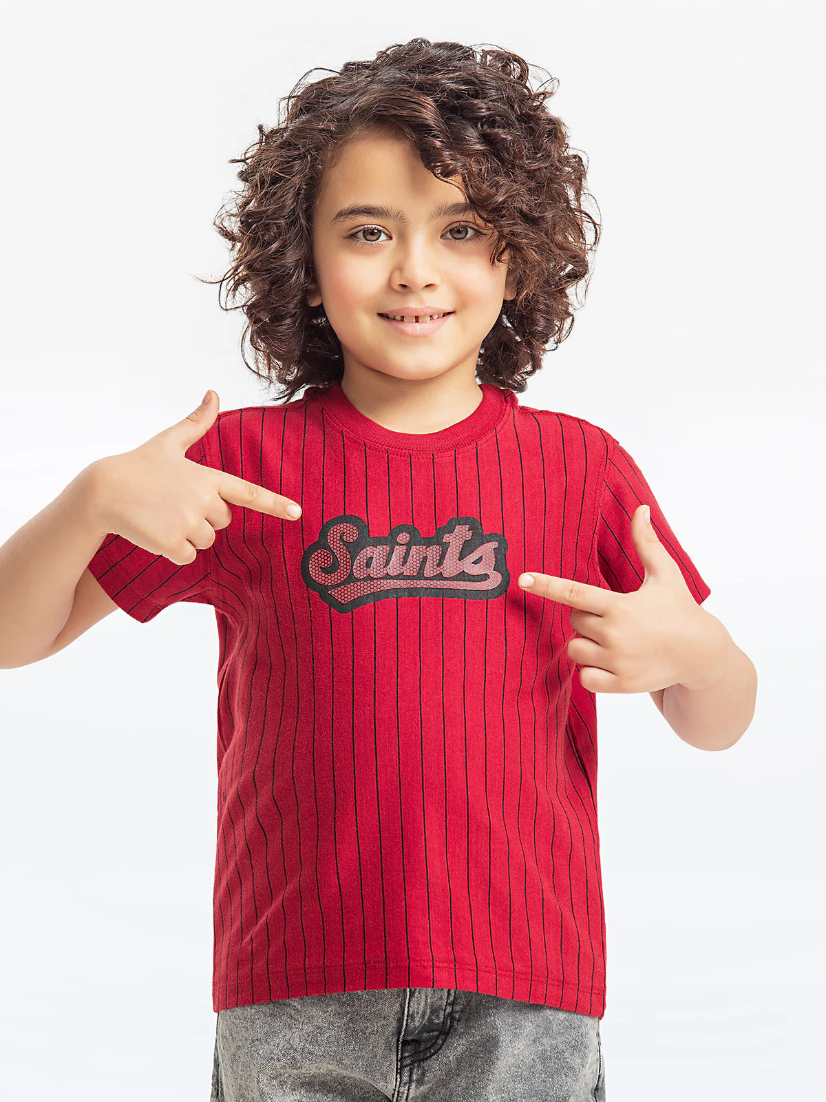 Boy's Light Maroon T-Shirt - EBTTS23-053 - Image 2