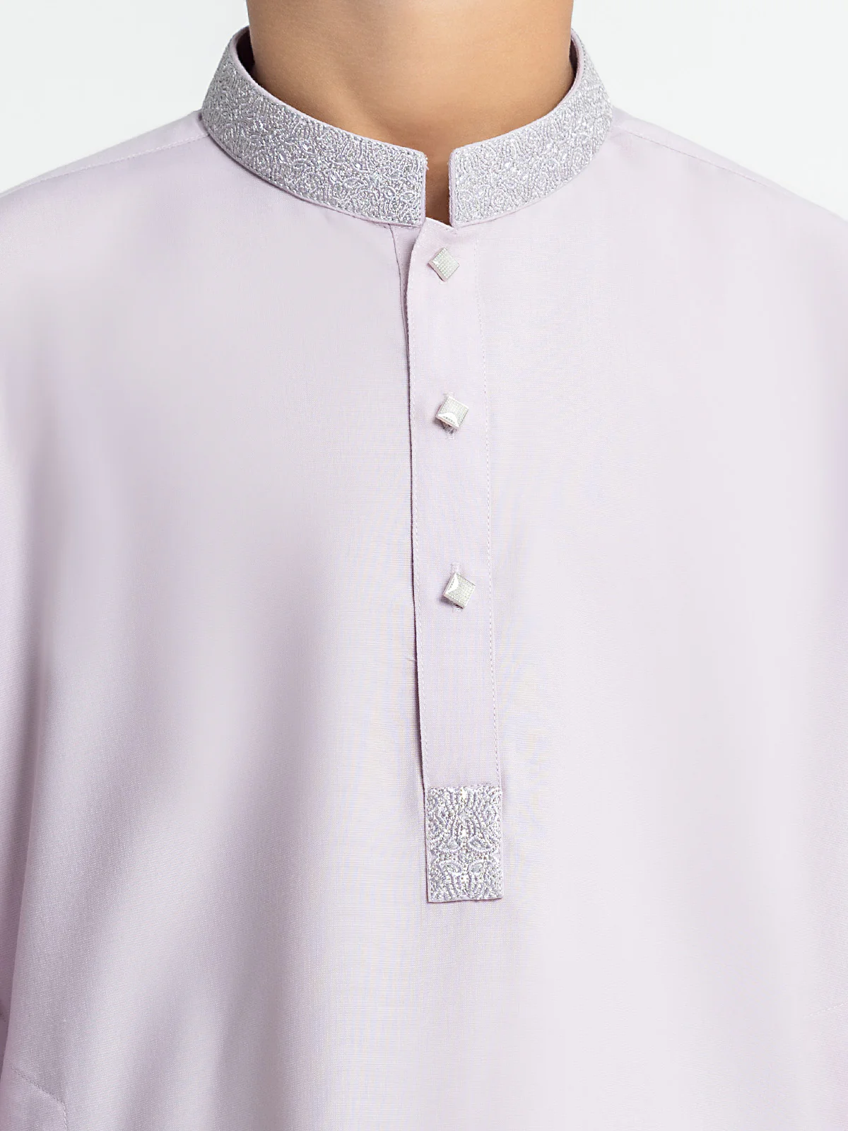 Boy's Light Purple Kurta Shalwar - EBTKS24-3956 - Image 3