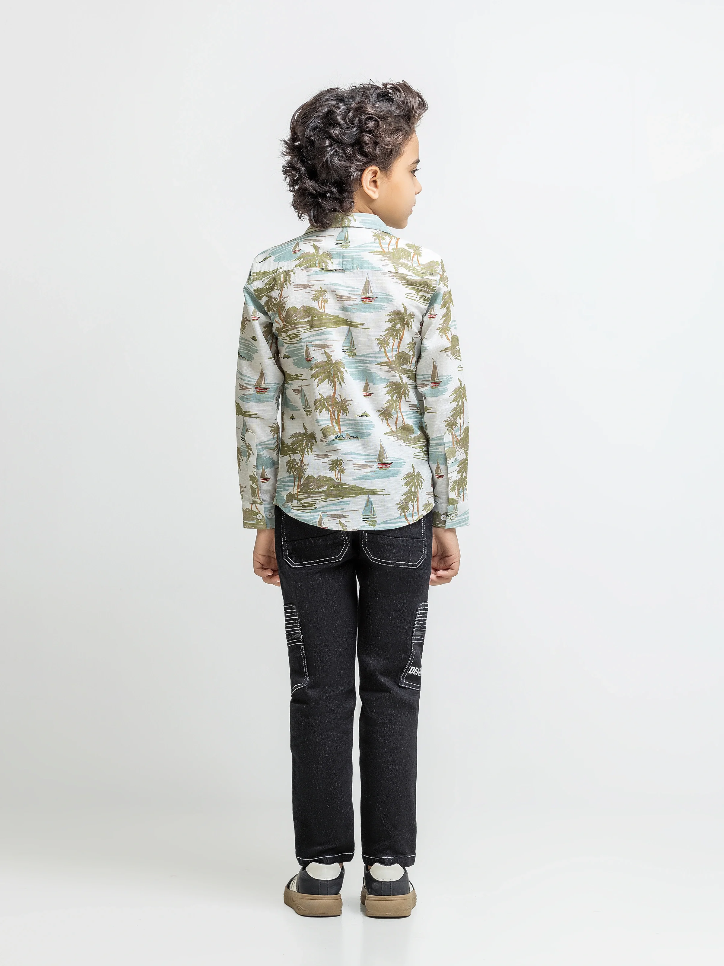 Boy's Light Sage Shirt - EBTS5-27648 - Image 5