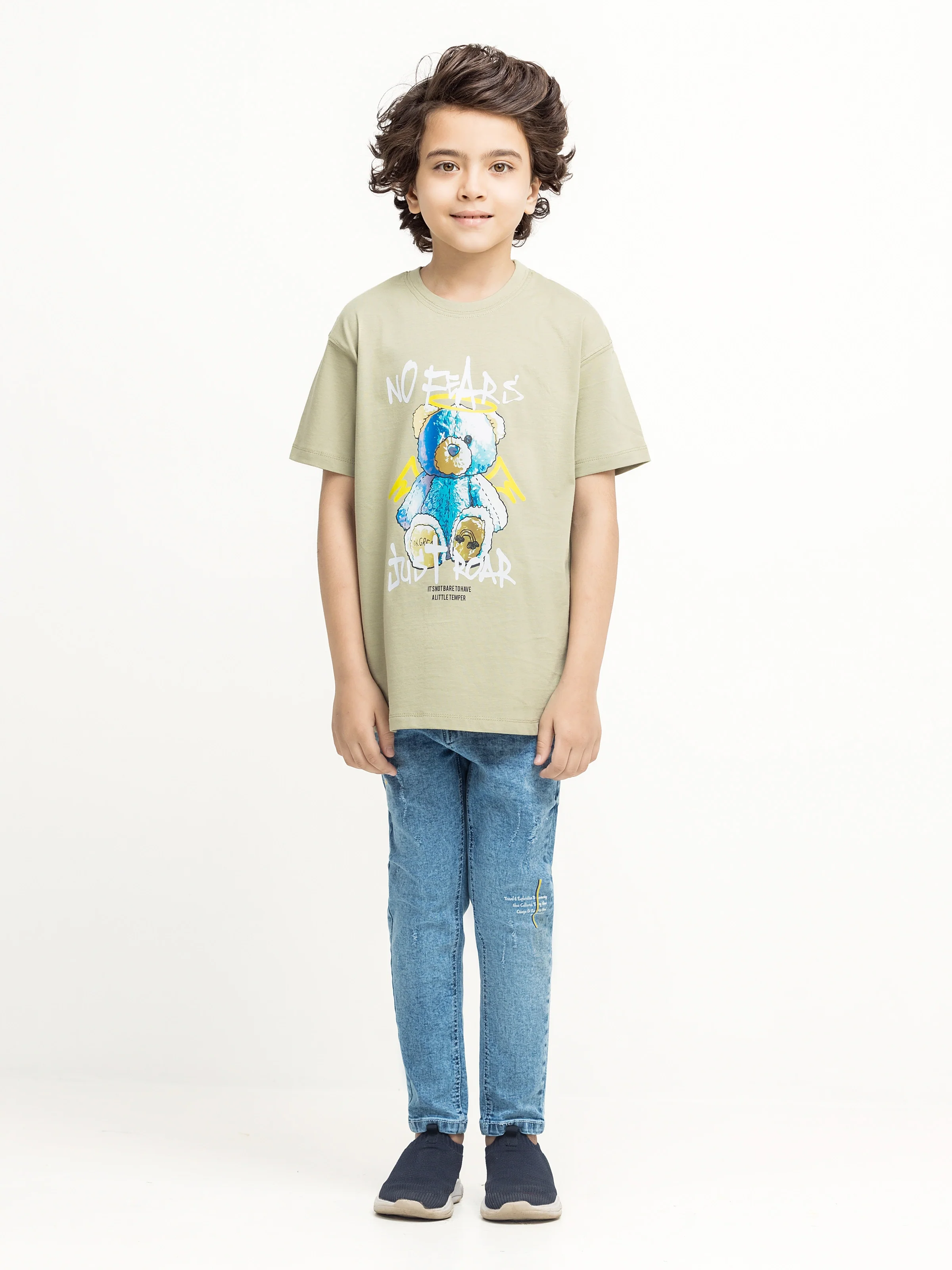 Boy's Light Sage T-Shirt - EBTTS24-054 - Image 2