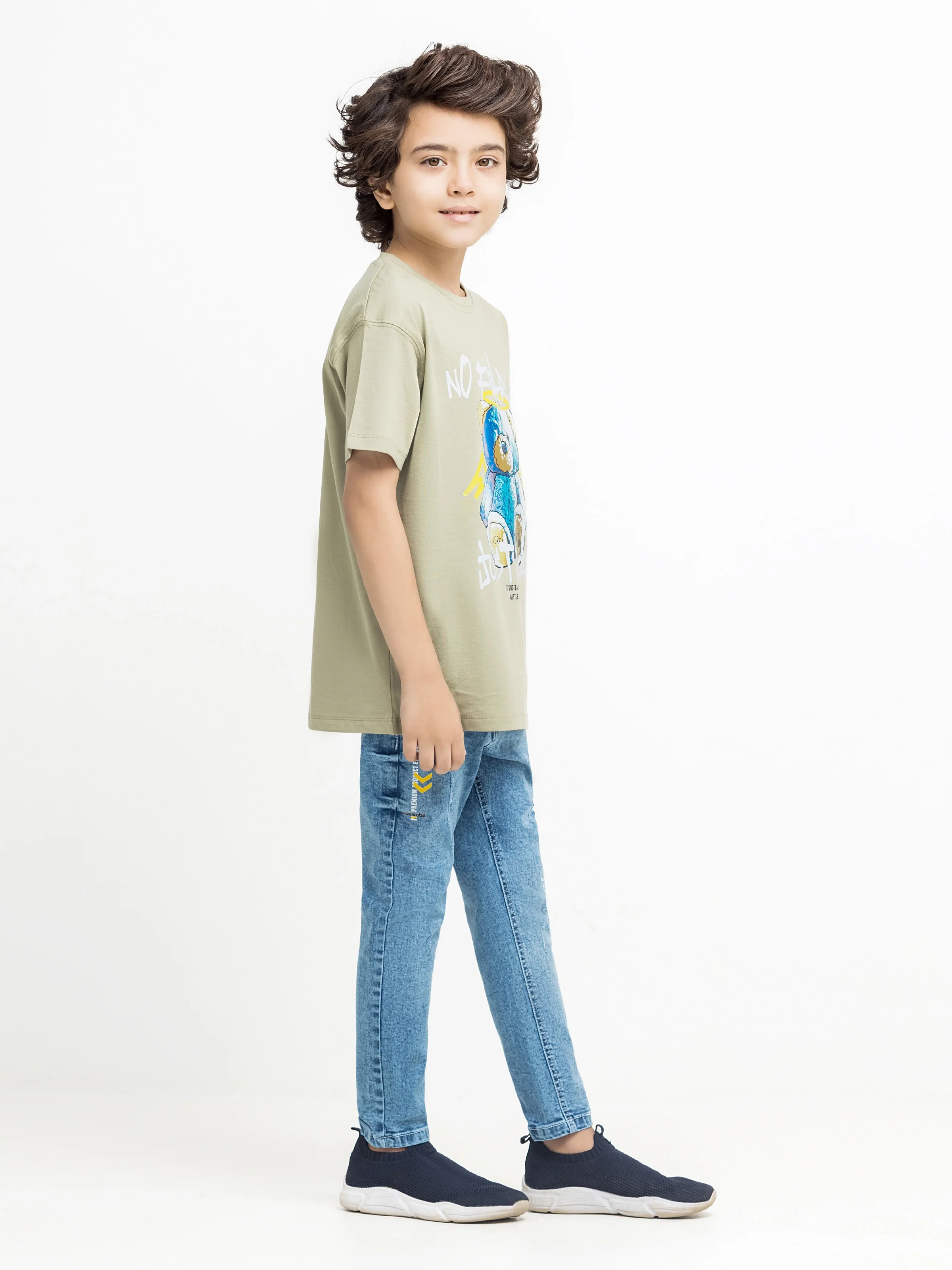 Boy's Light Sage T-Shirt - EBTTS24-054 - Image 4