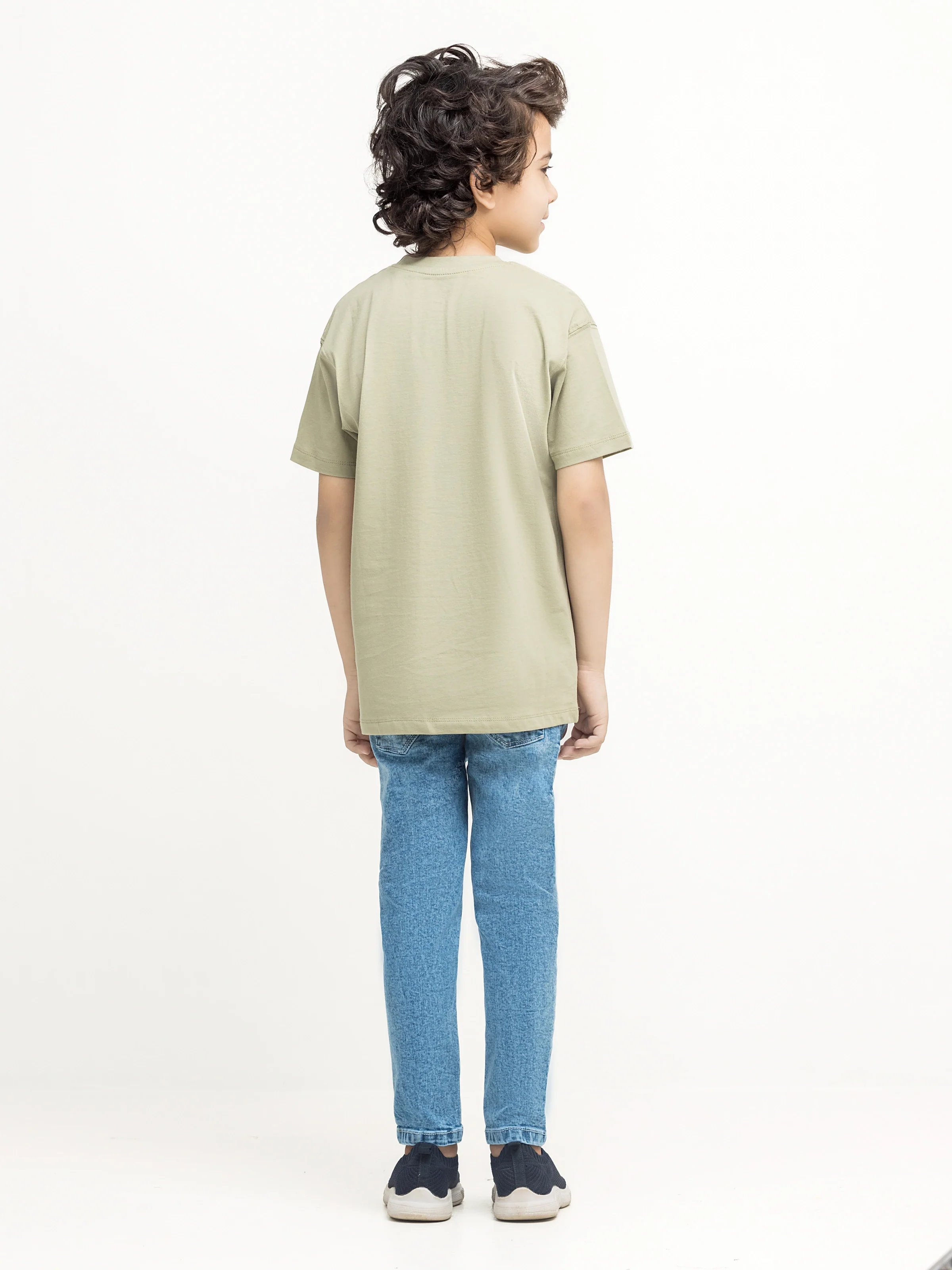 Boy's Light Sage T-Shirt - EBTTS24-054 - Image 5