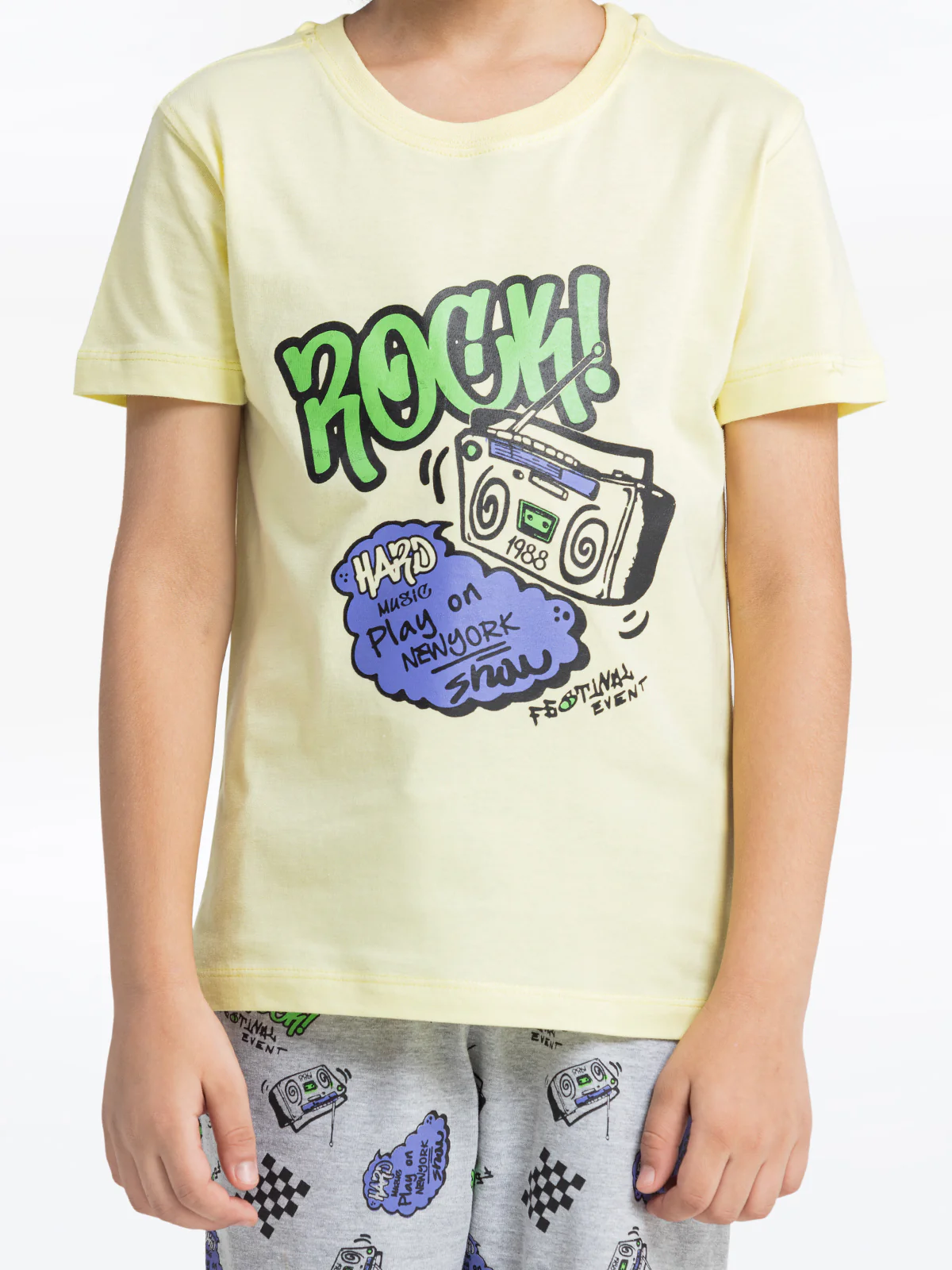 Boy's Light Yellow Co-Ord Set - EBTCS24-004 - Image 3