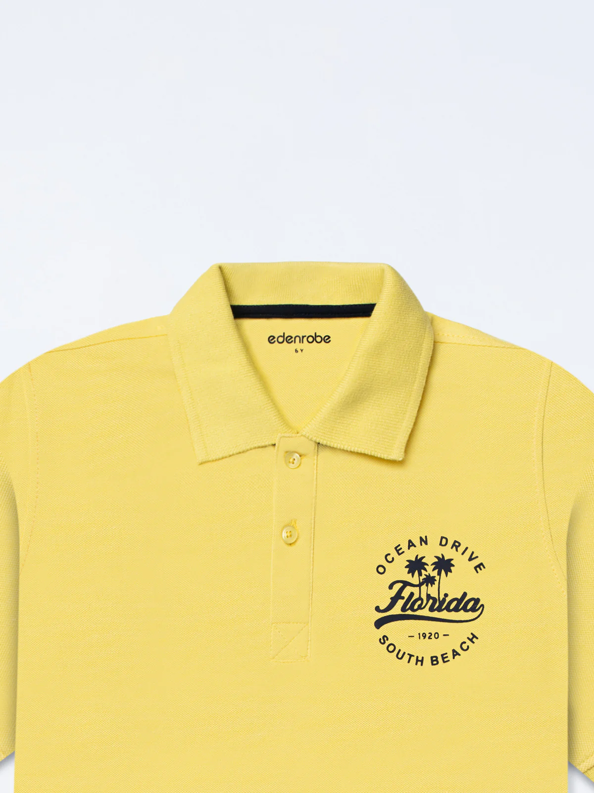 Boy's Light Yellow Polo Shirt - EBTPS24-026 - Image 2
