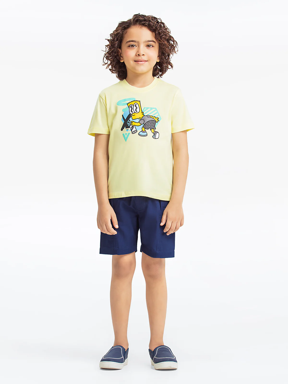 Boy's Light Yellow T-Shirt - EBTTS23-036