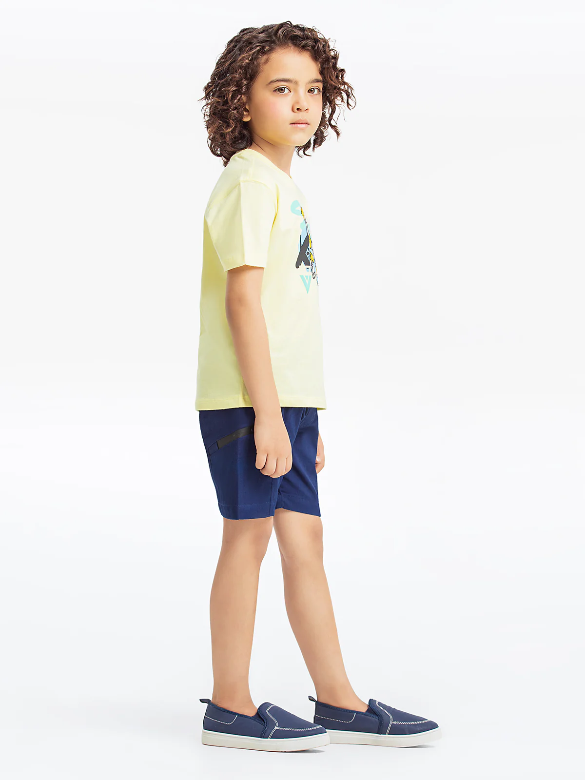 Boy's Light Yellow T-Shirt - EBTTS23-036 - Image 4