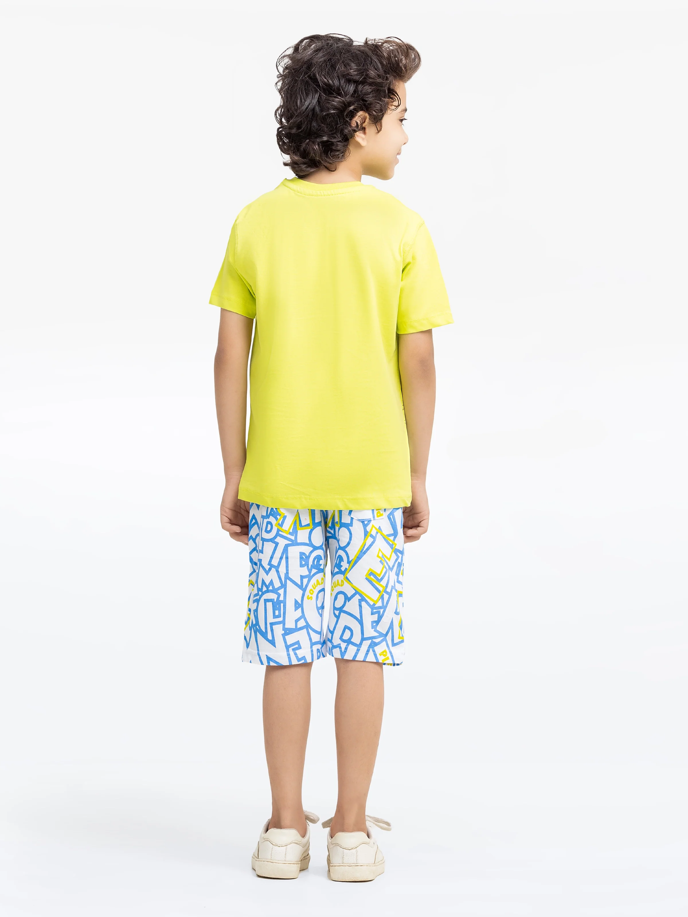 Boy's Lime Green Co-Ord Set - EBTCS5-012 - Image 5
