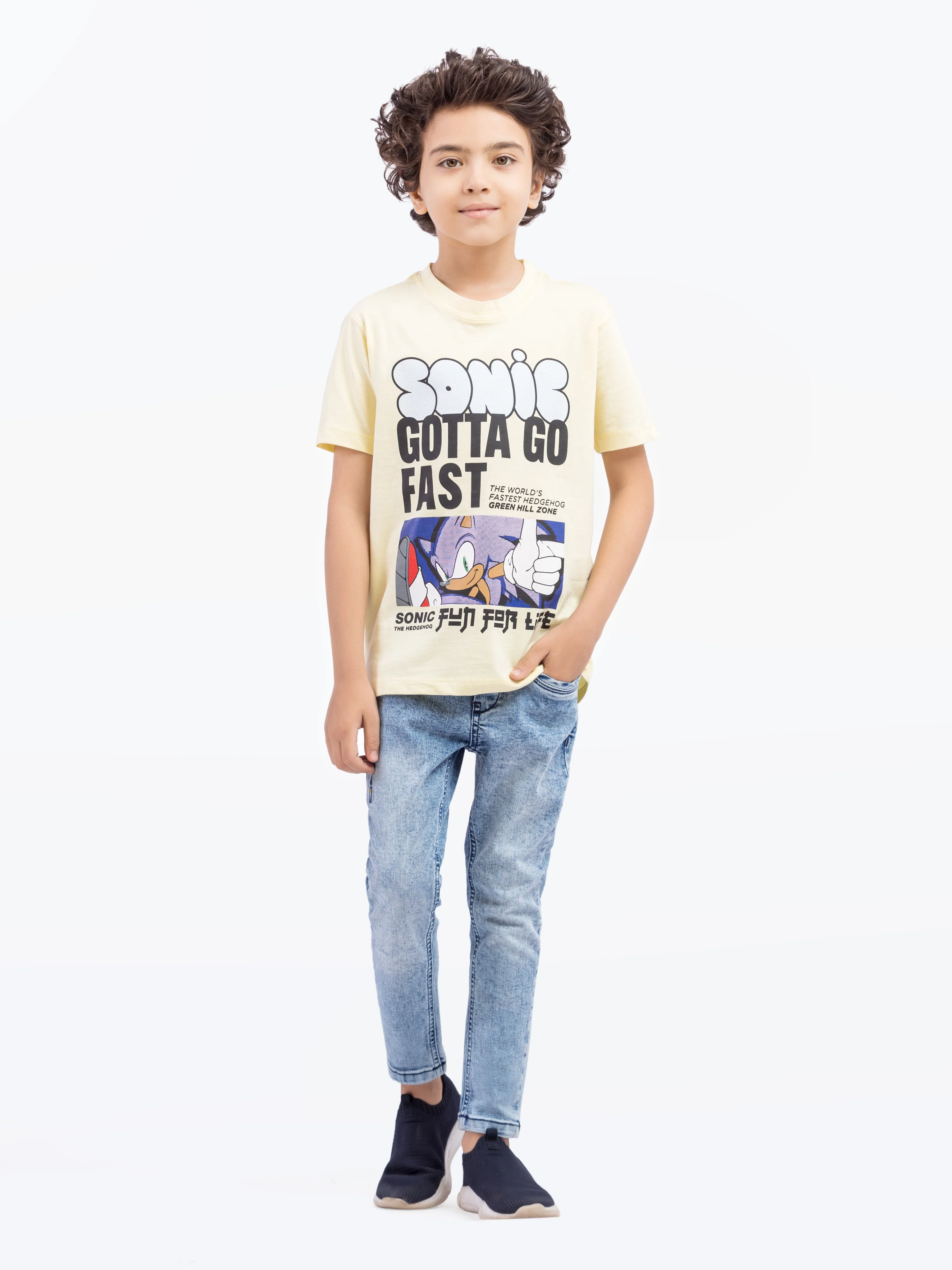 Boy's Lime T-Shirt - EBTTS5-030 - Image 2