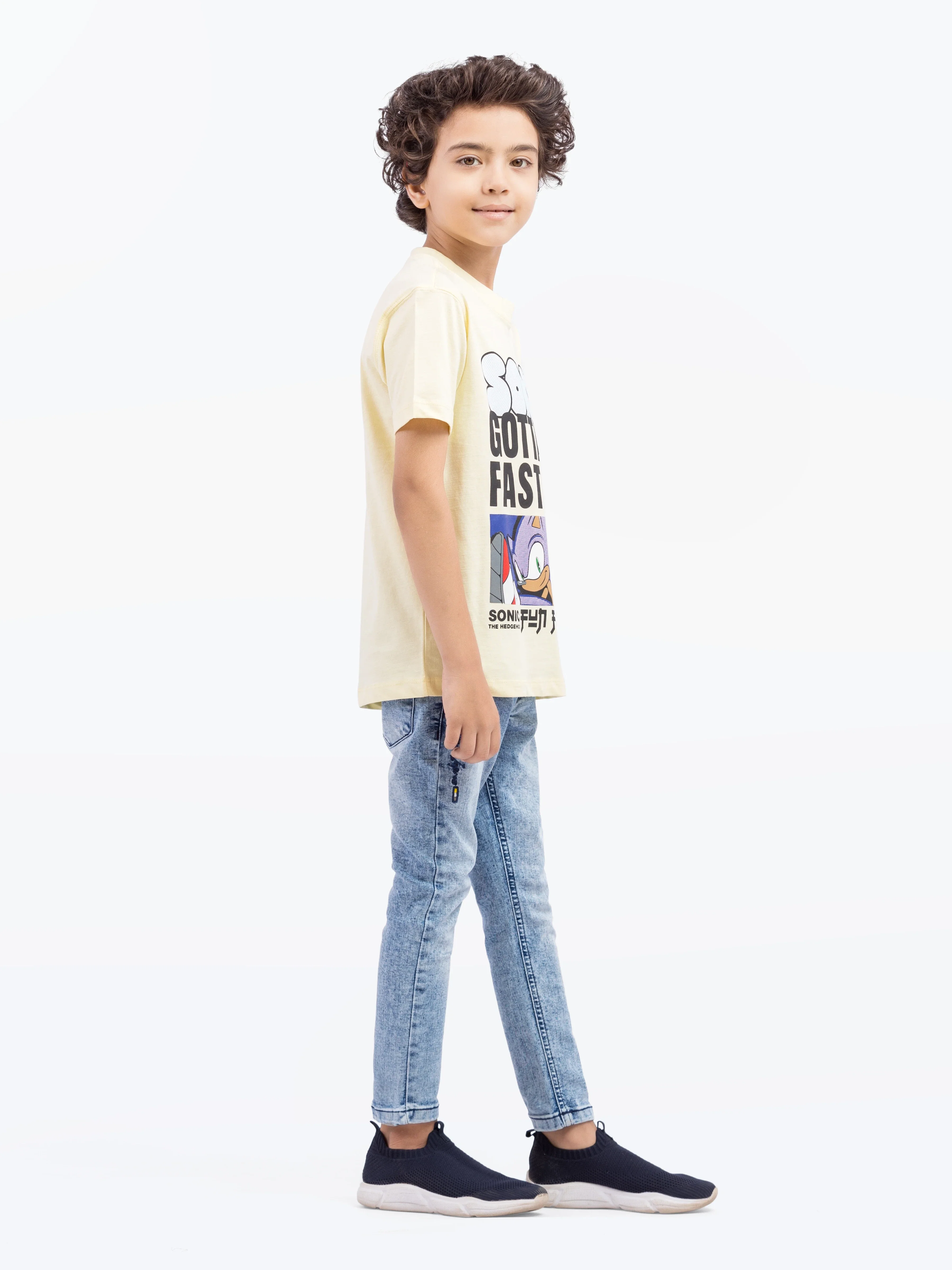 Boy's Lime T-Shirt - EBTTS5-030 - Image 3