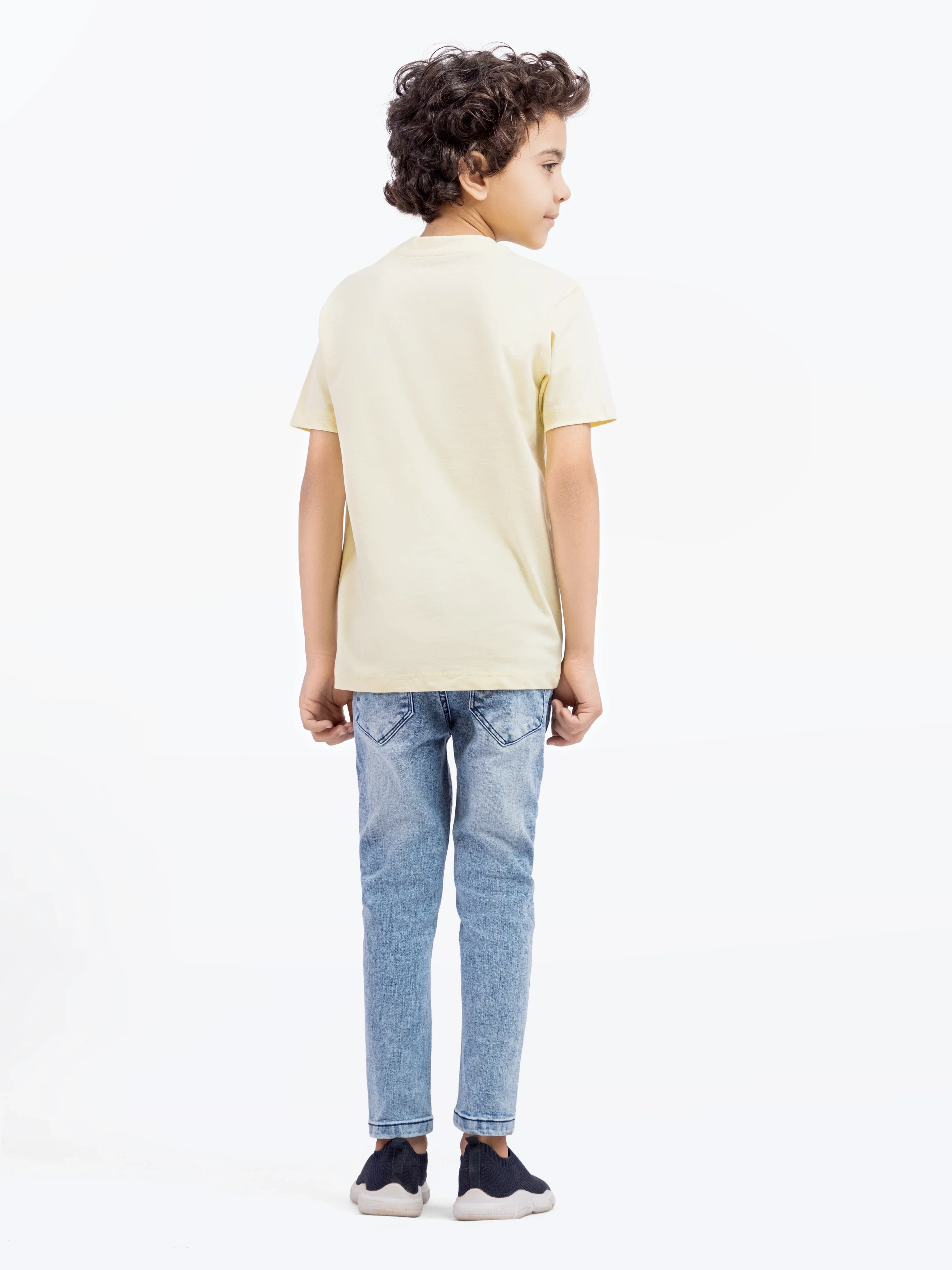 Boy's Lime T-Shirt - EBTTS5-030 - Image 4