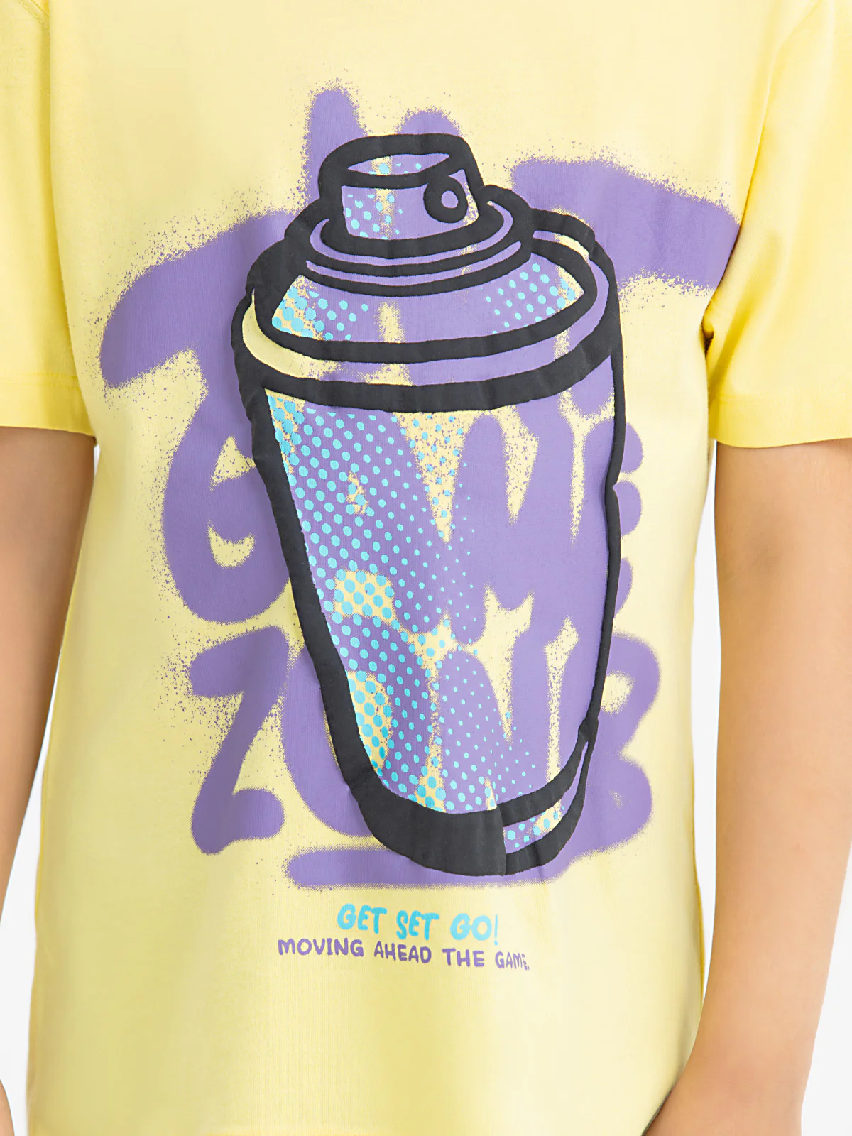 Boy's Lime Yellow T-Shirt - EBTTS24-034 - Image 3