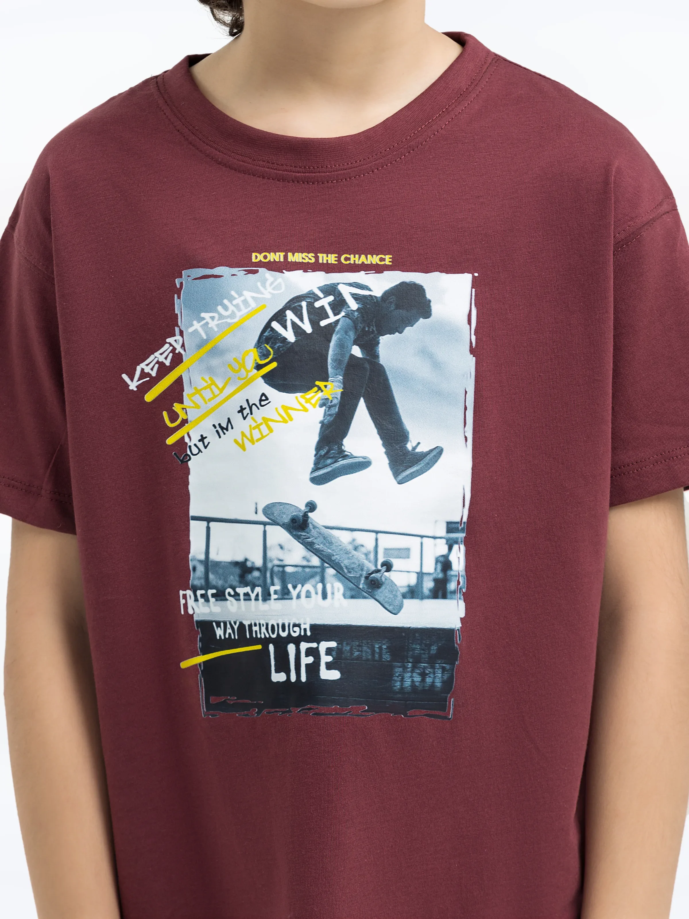 Boy's Maroon Co Ord Set - EBTCS24-027 - Image 3