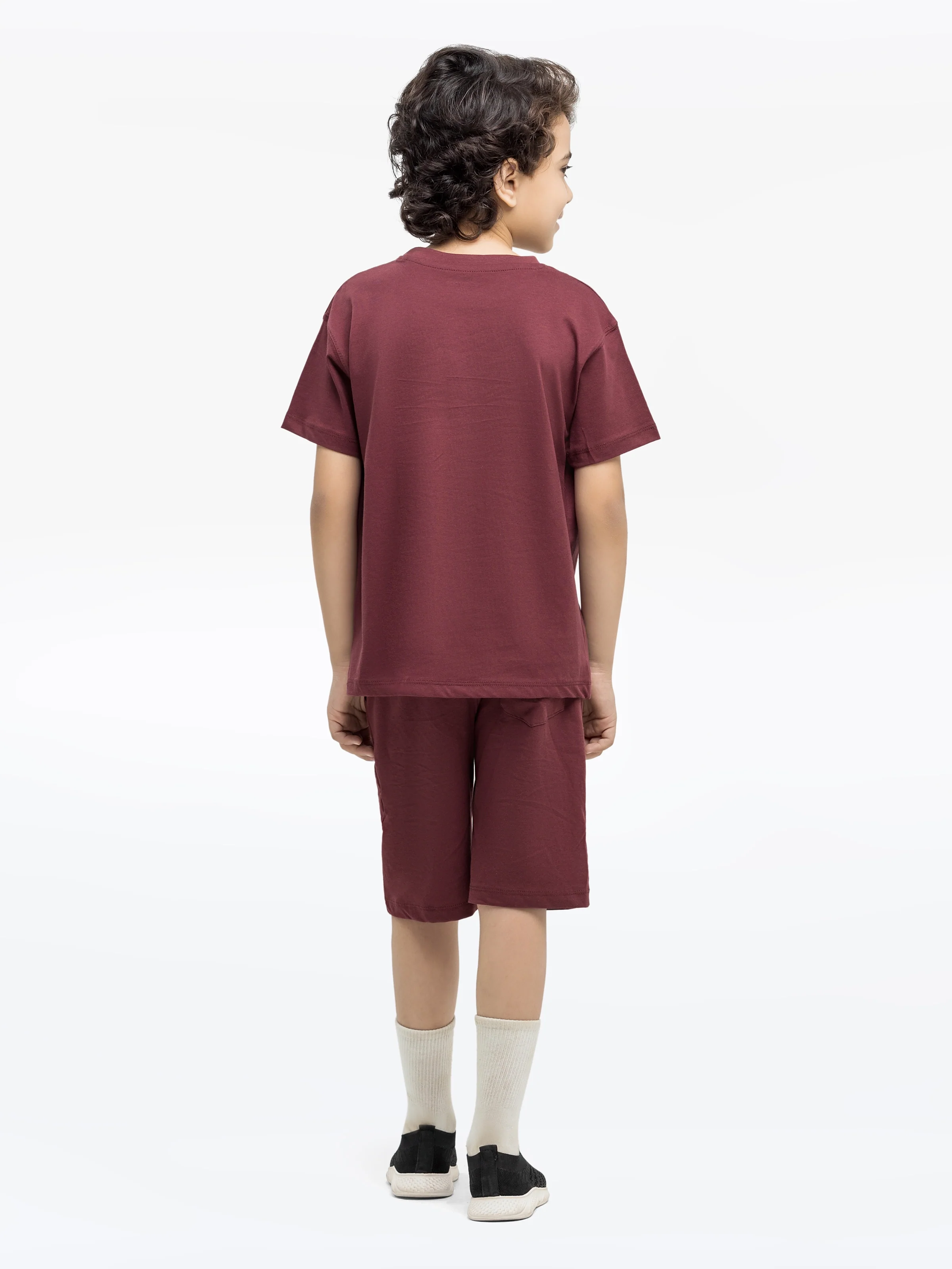 Boy's Maroon Co Ord Set - EBTCS24-027 - Image 5