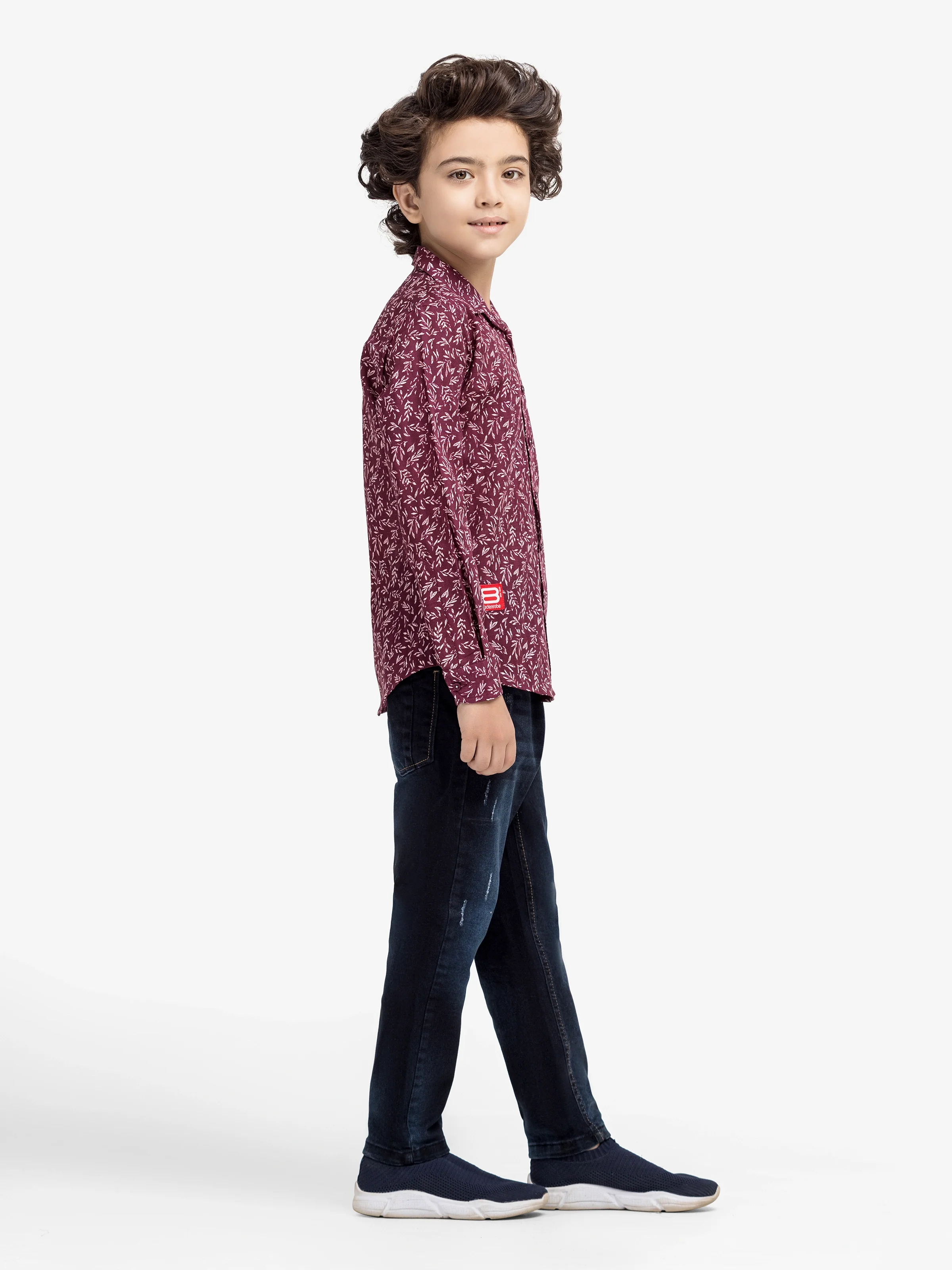 Boy's Maroon Shirt - EBTS5-27616 - Image 4