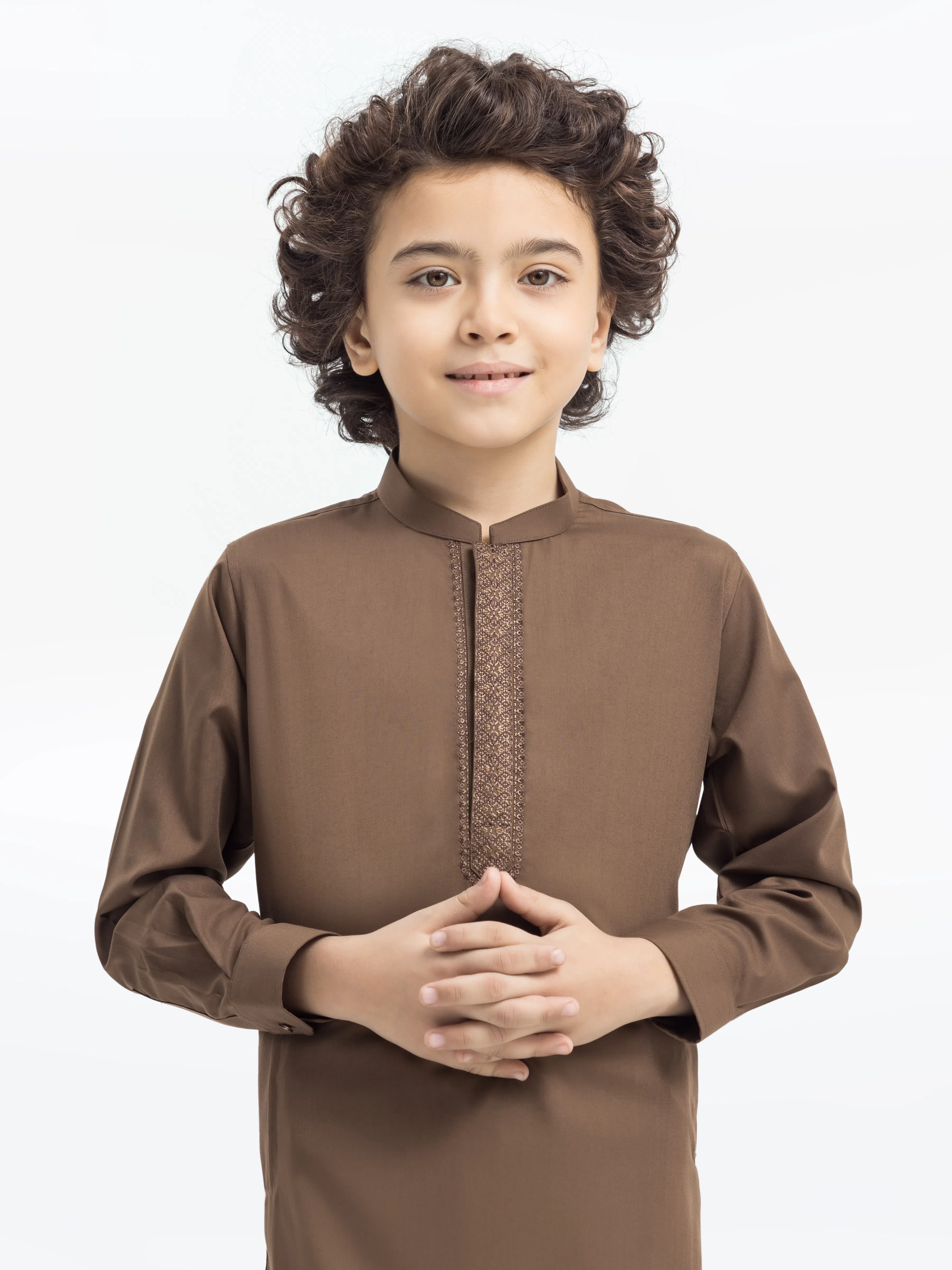 Boy's Mehndi Kurta Shalwar - EBTKS24-3984 - Image 2
