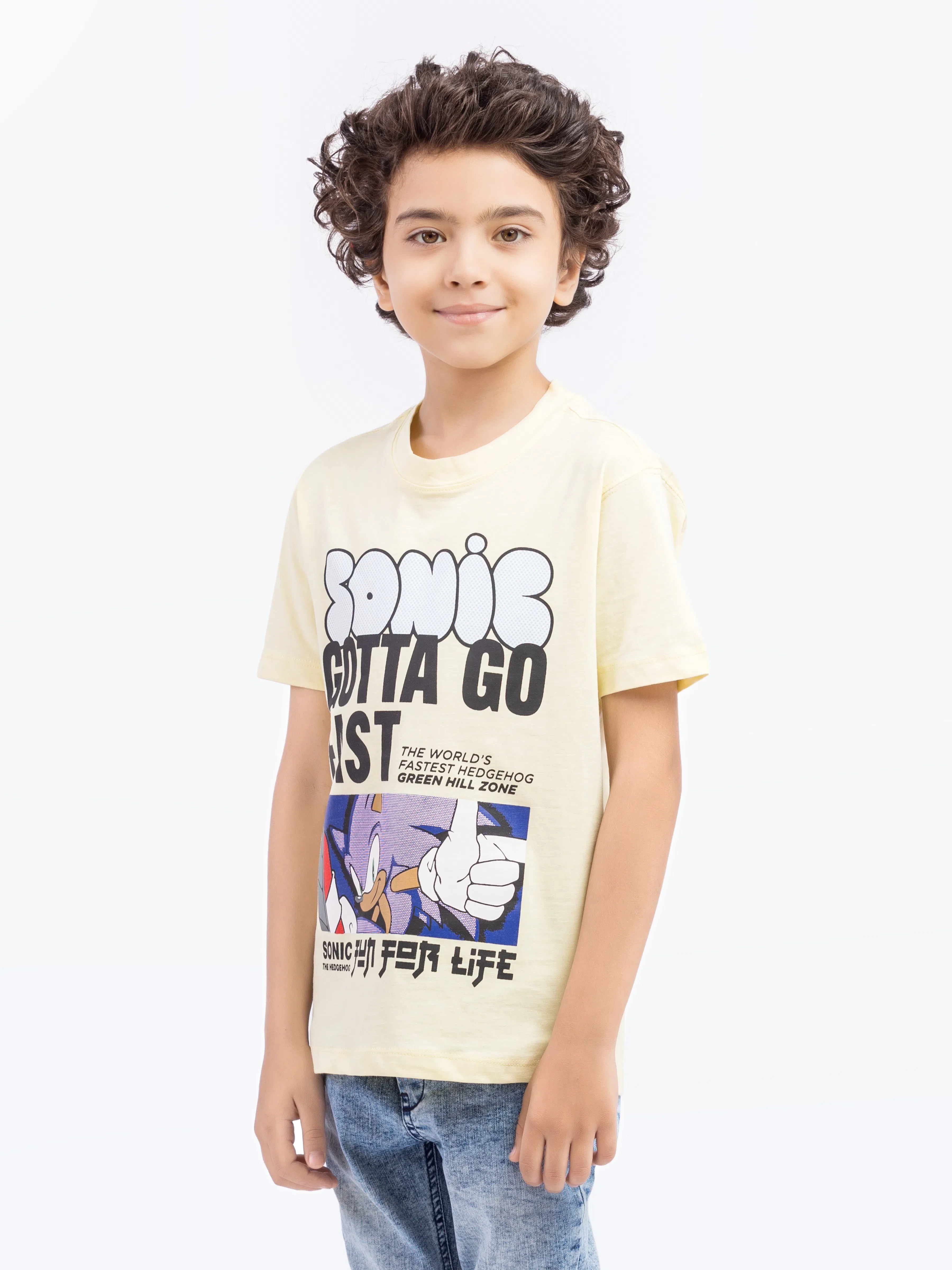 Boy's Mid Blue Denim Pant - EBBDP5-022 - Image 2