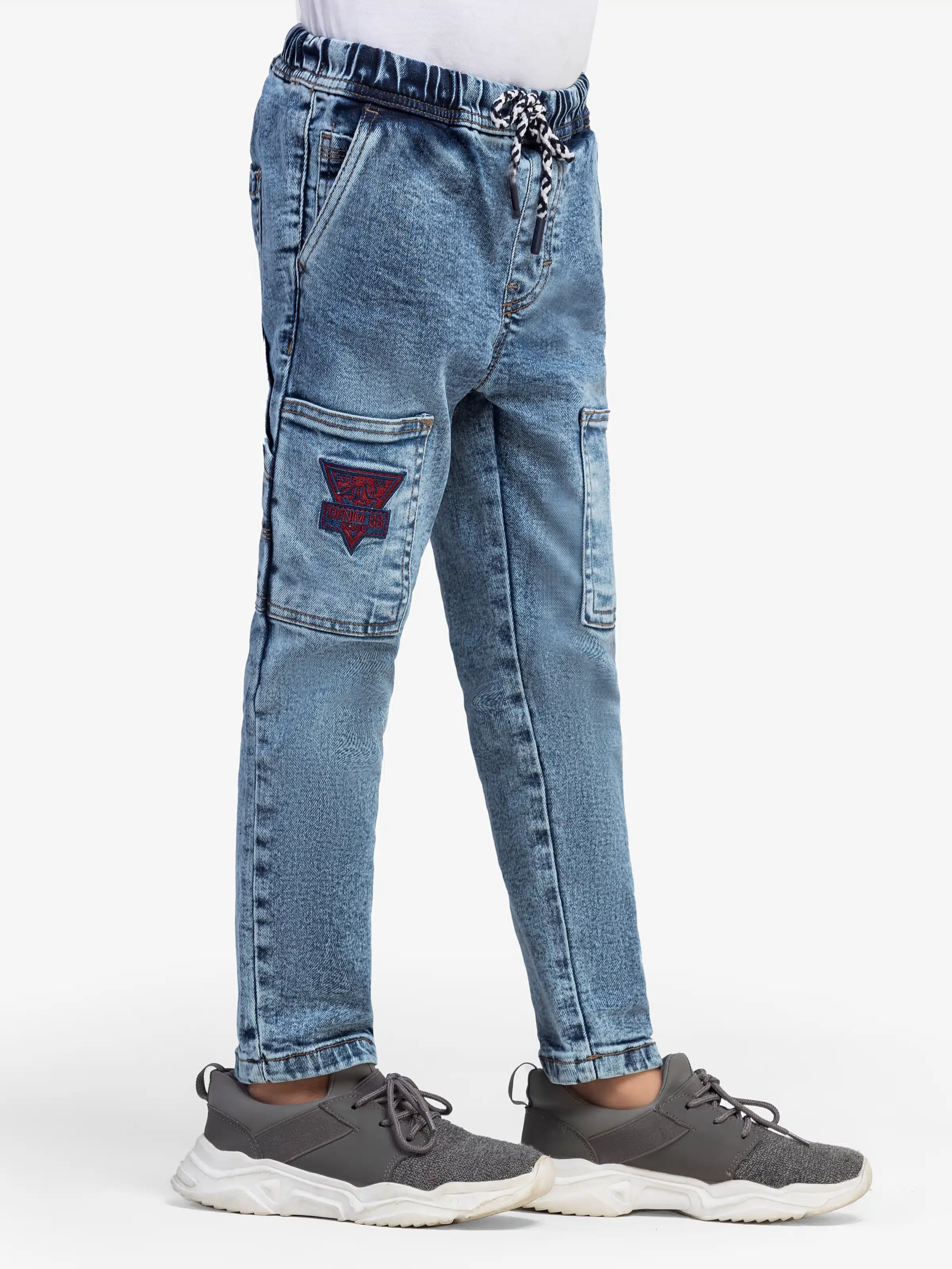 Boy's Mid Blue Denim Pant - EBBDP5-046 - Image 2