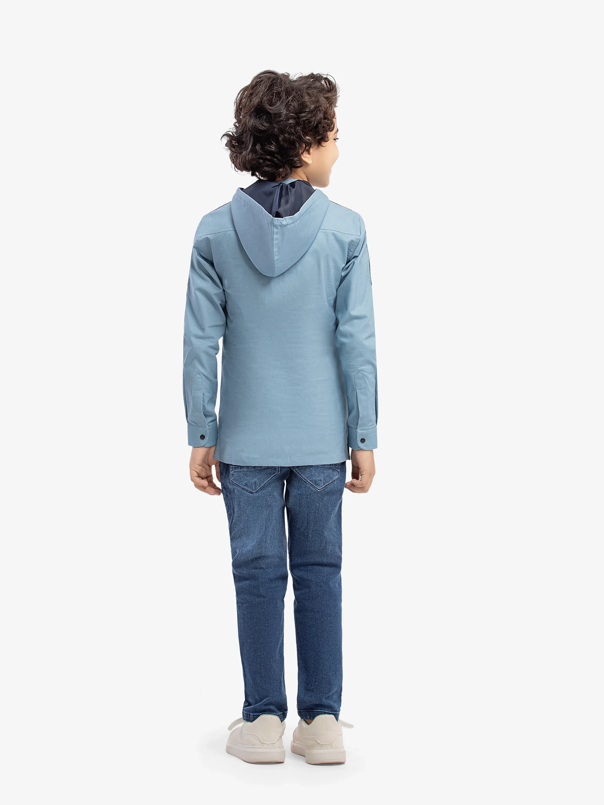 Boy's Mid Blue Shirt - EBTSF5-27670 - Image 6