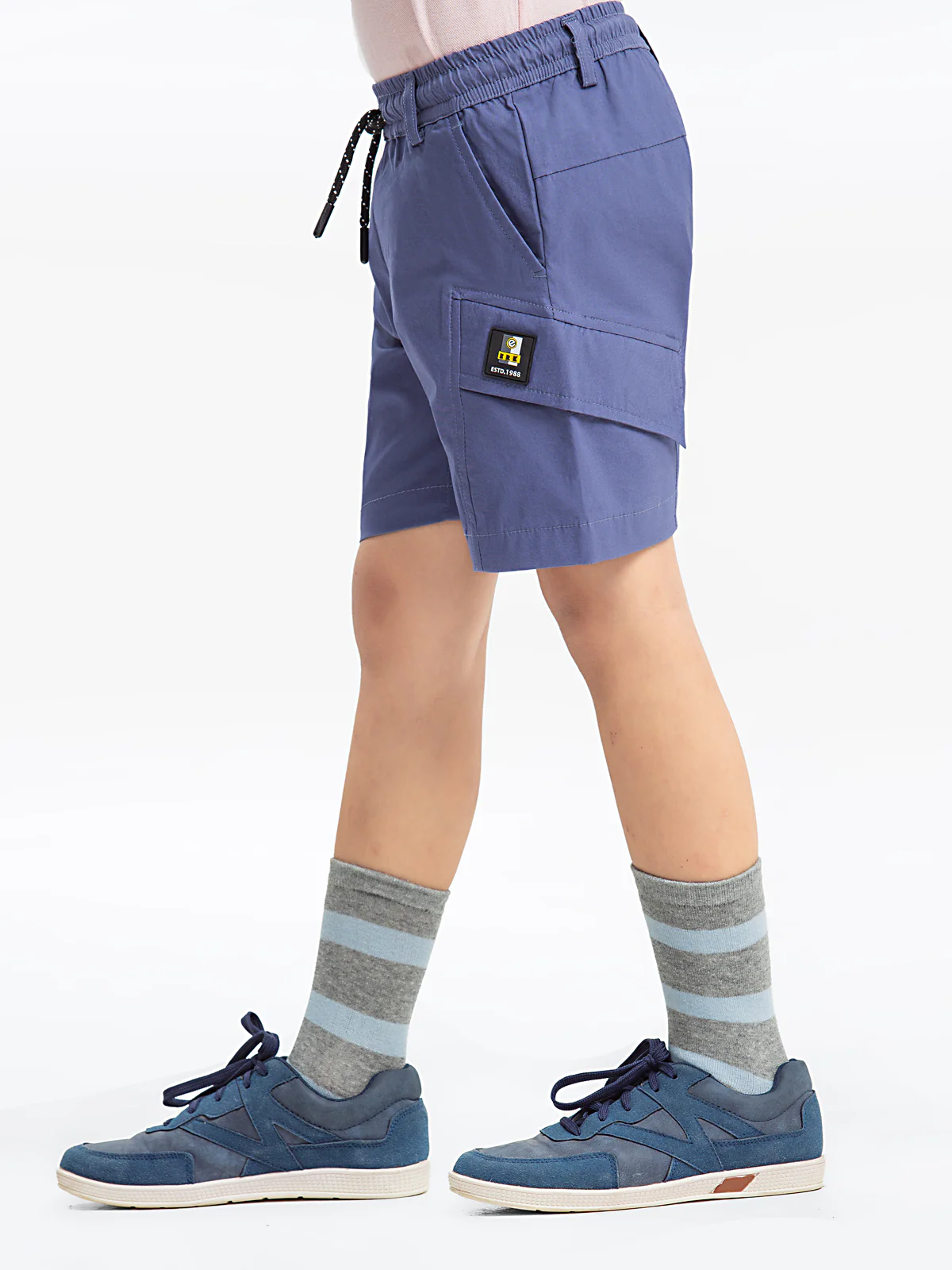 Boy's Mid Blue Shorts - EBBSW23-003 - Image 2