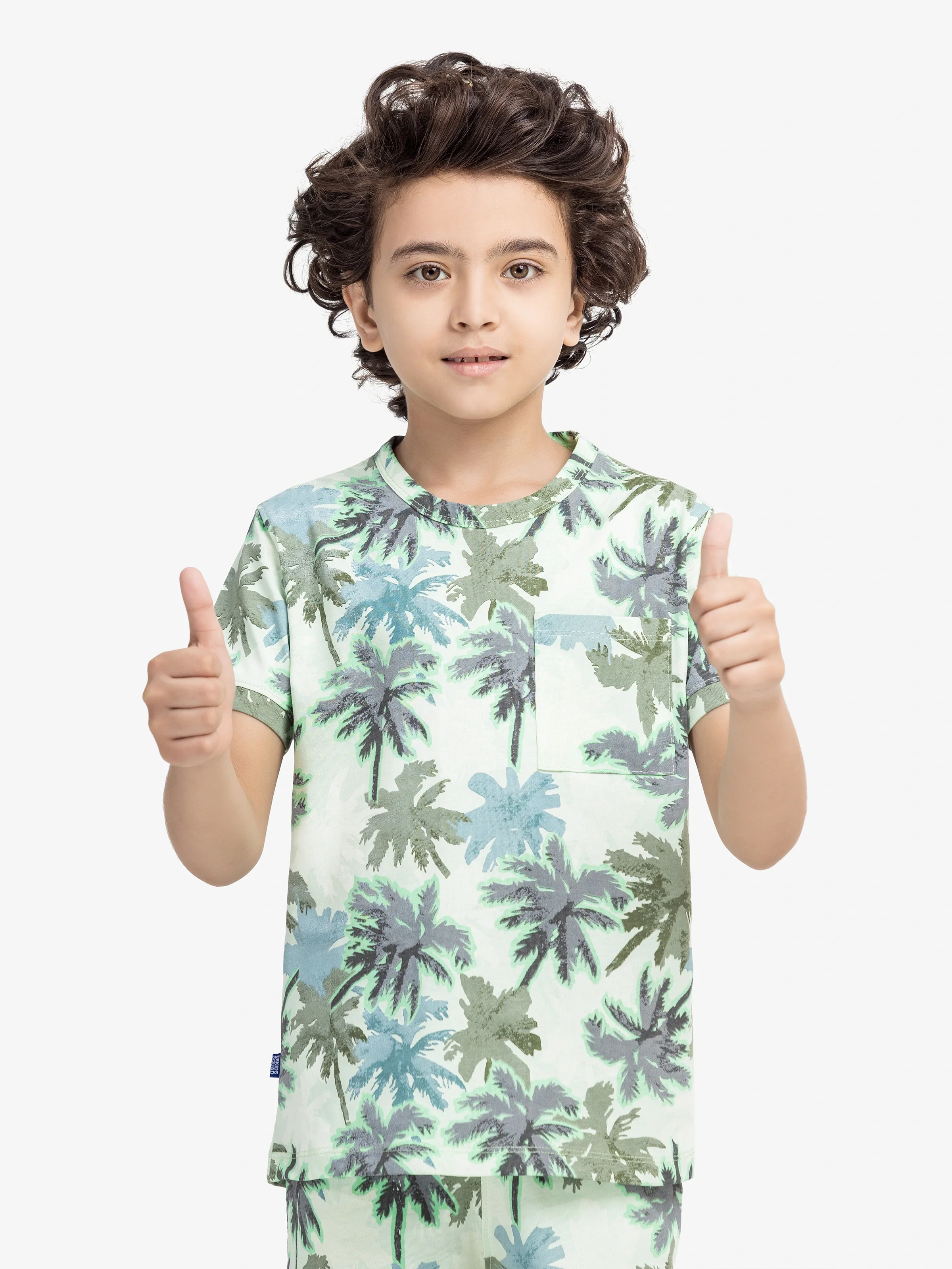 Boy's Mint Green Co-Ord Set - EBTCS5-005 - Image 2