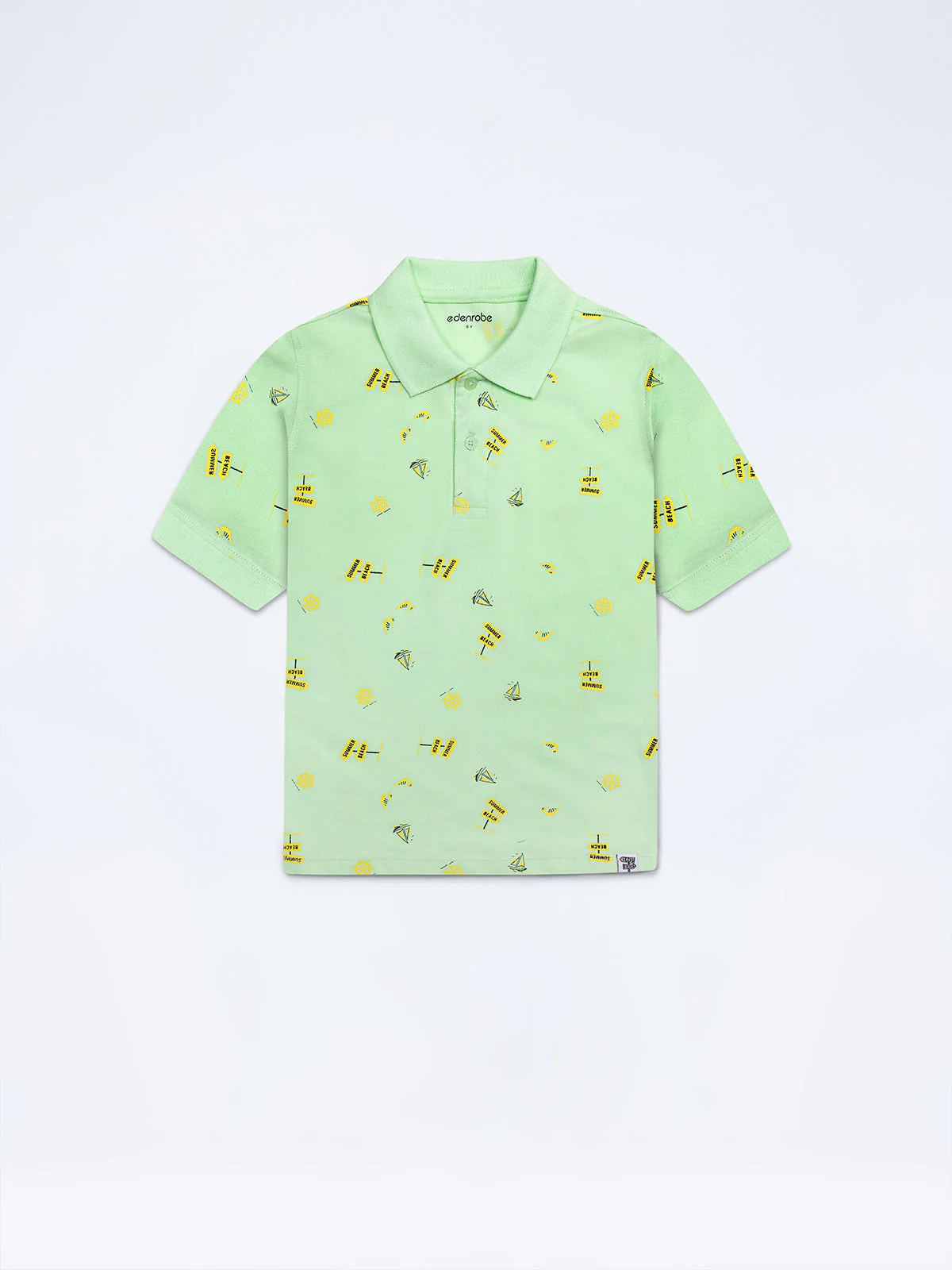 Boy's Mint Green Polo Shirt - EBTPS24-029