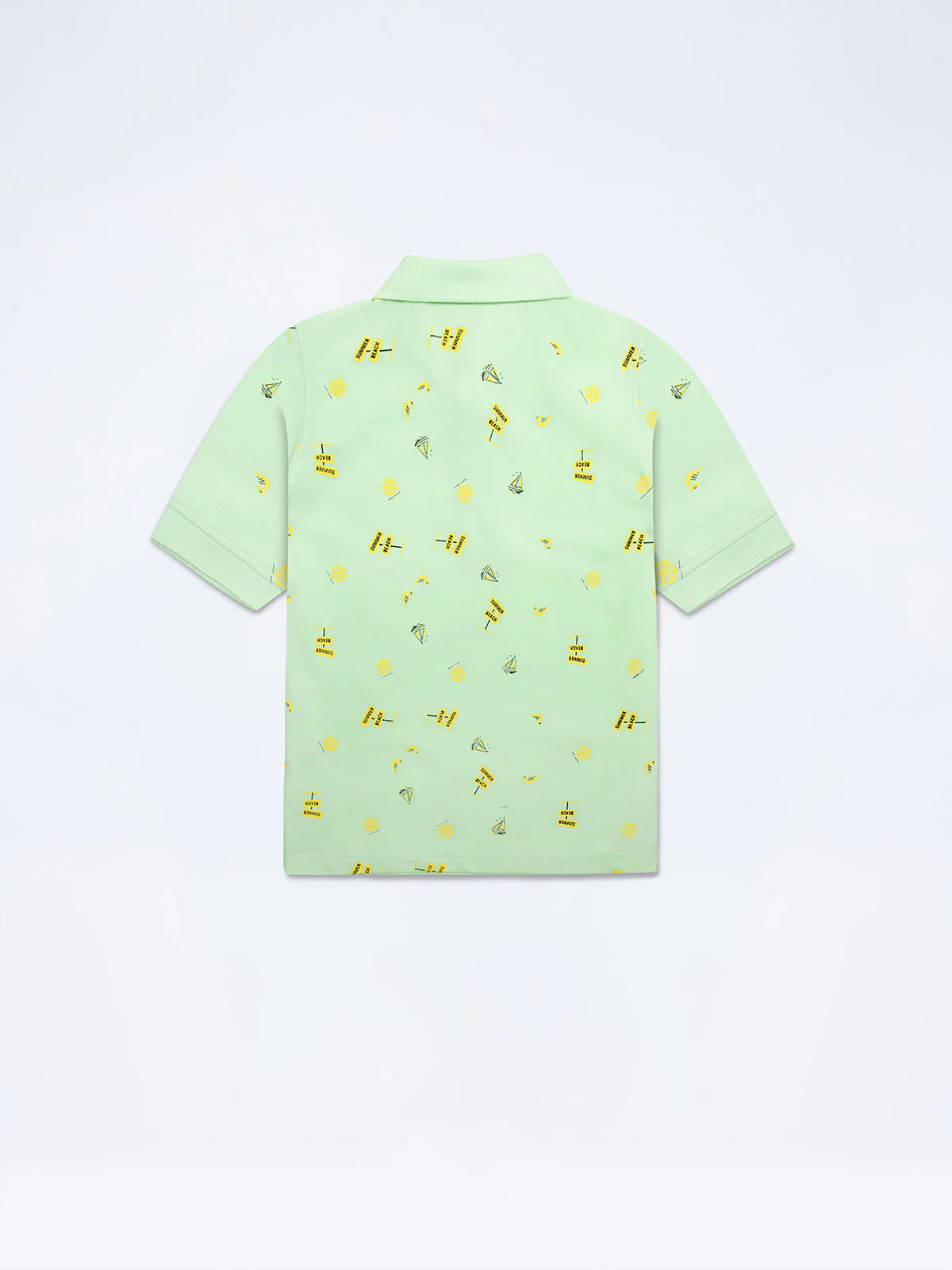 Boy's Mint Green Polo Shirt - EBTPS24-029 - Image 2