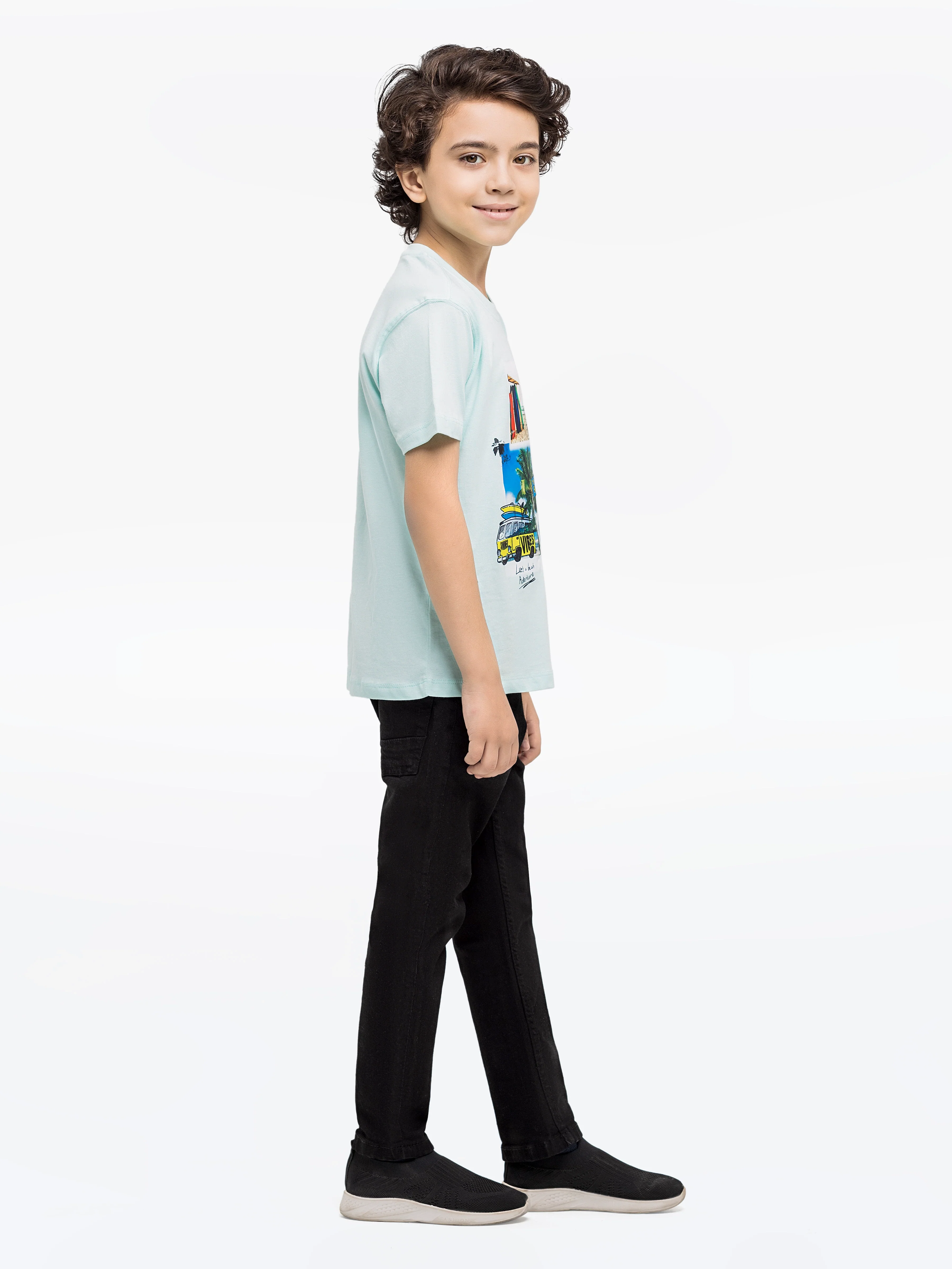 Boy's Mint Green T-Shirt - EBTTS24-032 - Image 4