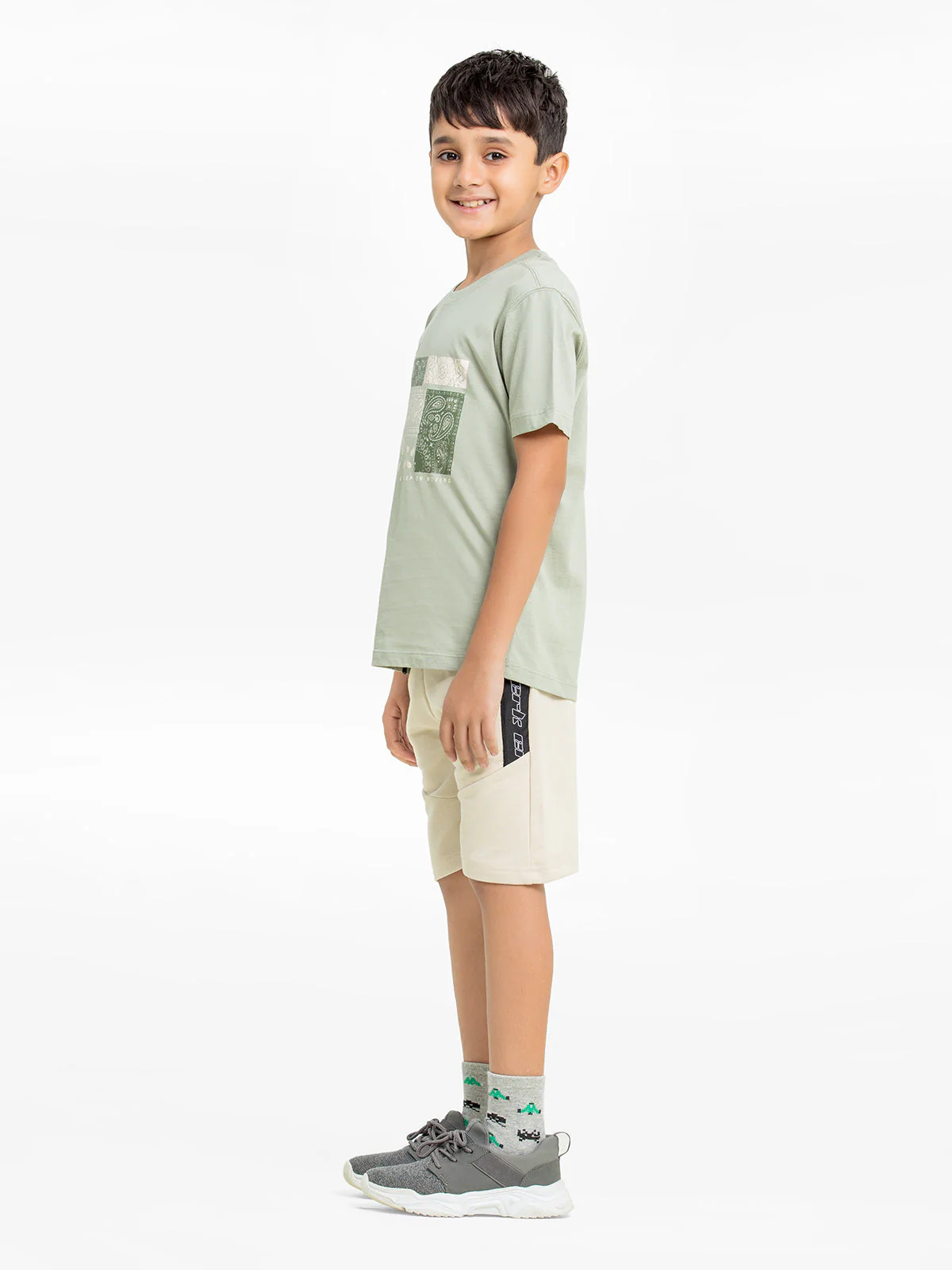 Boy's Mist Green T-Shirt - EBTTS24-020 - Image 4