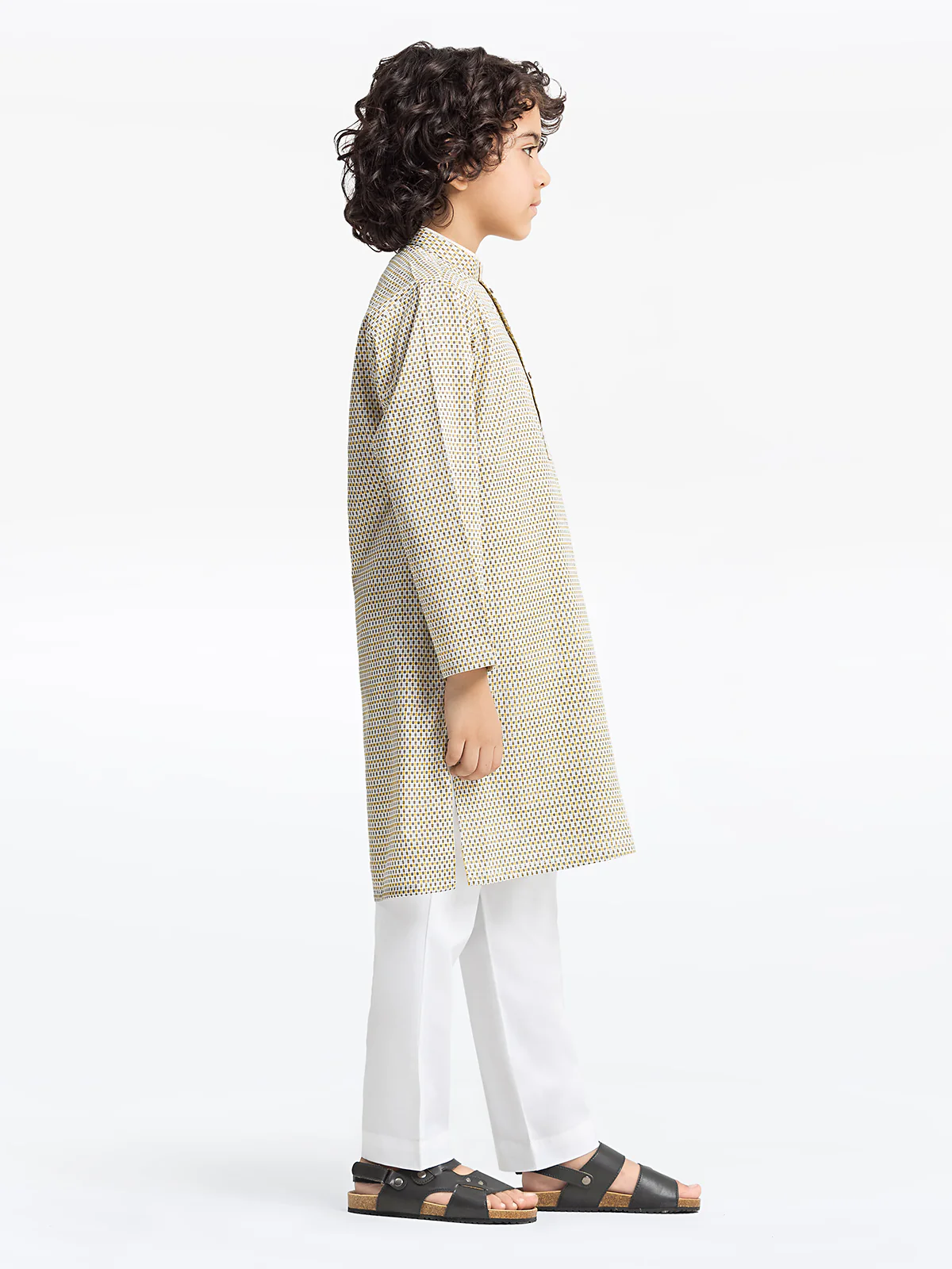 Boy's Multi Kurta - EBTK24-3981 - Image 4