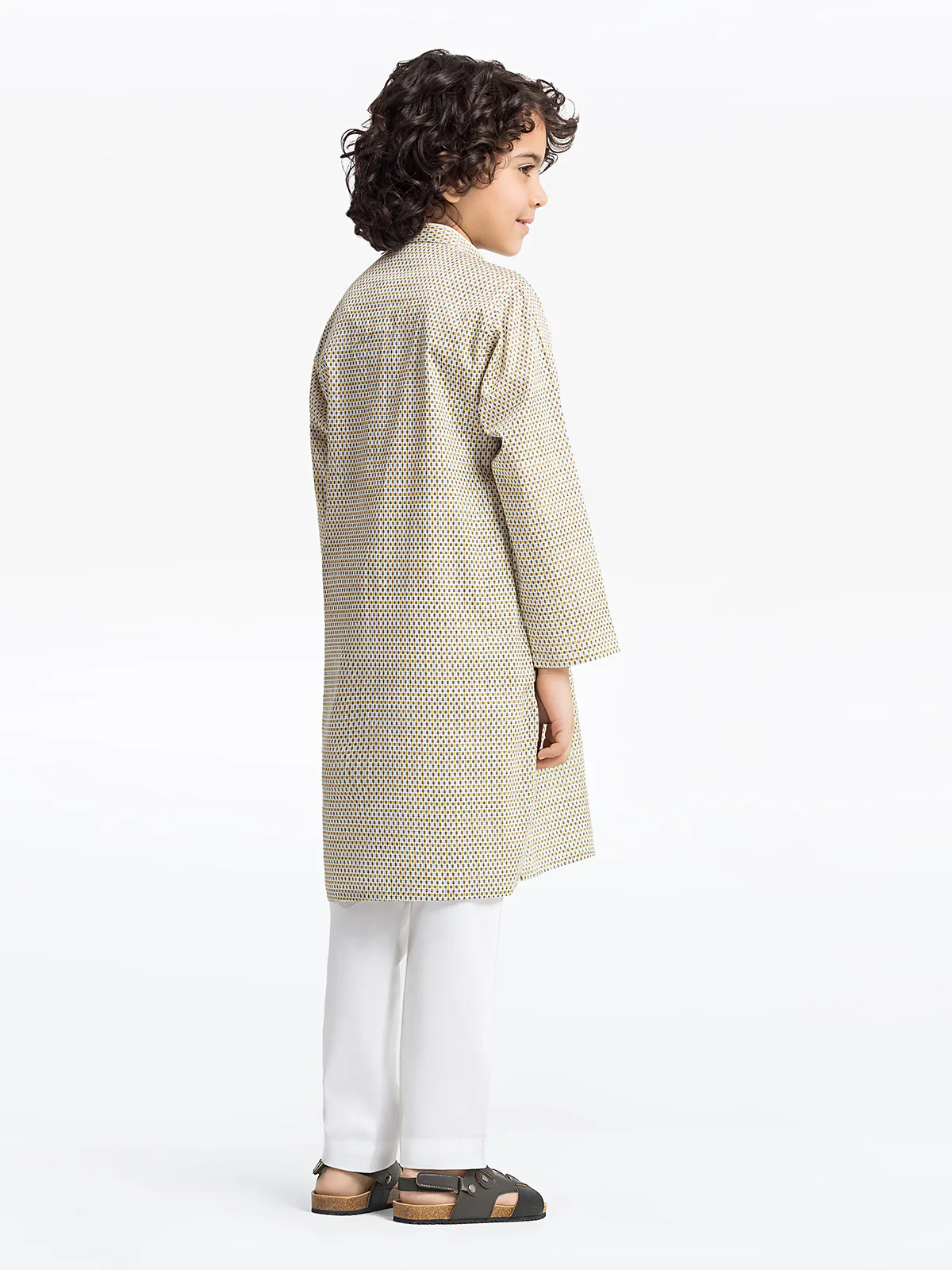 Boy's Multi Kurta - EBTK24-3981 - Image 5