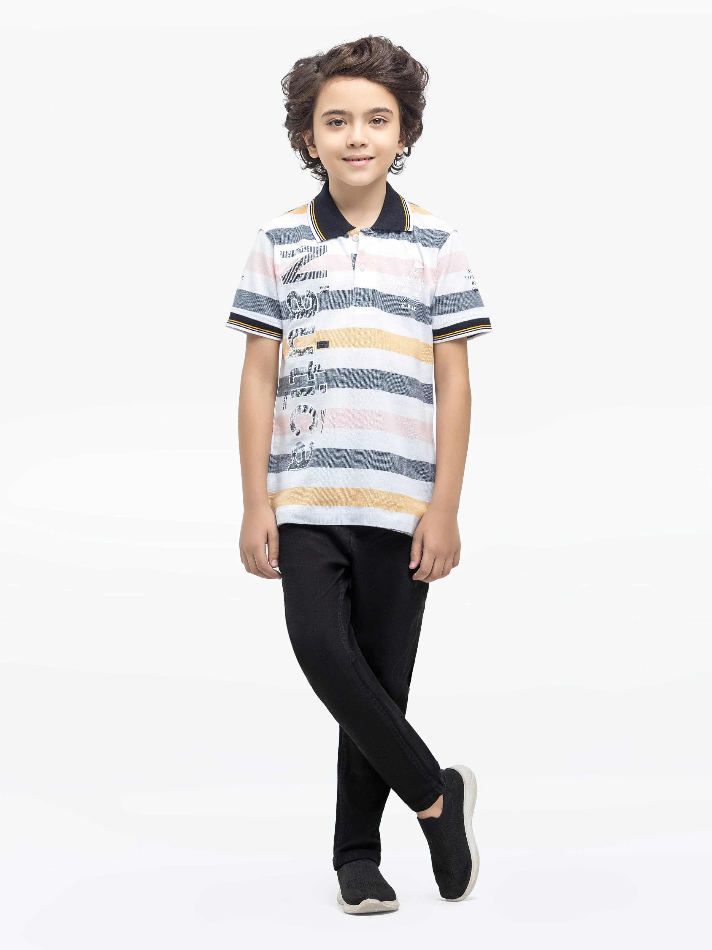 Boy's Multi Polo Shirt - EBTPS24-015 - Image 2