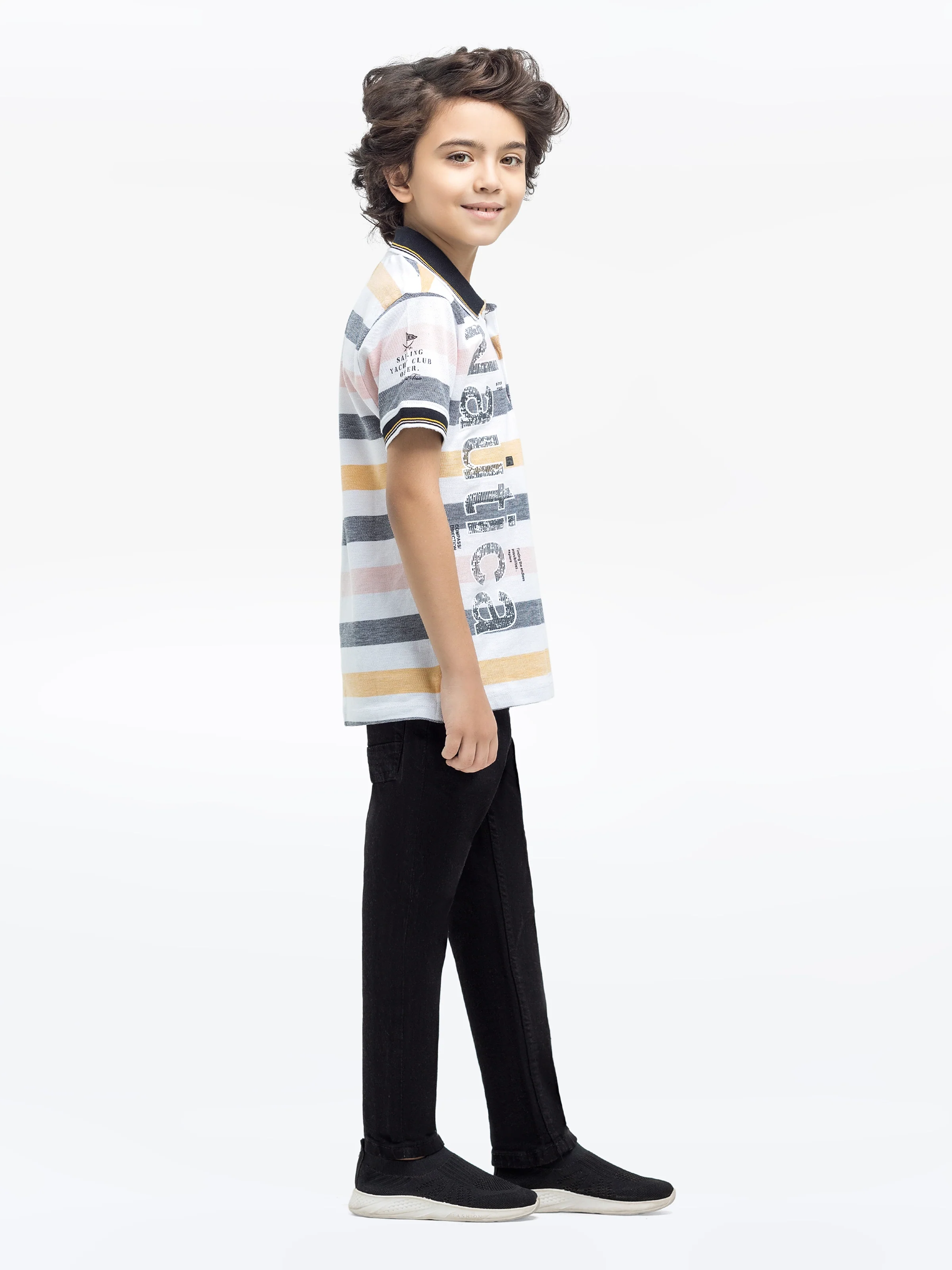 Boy's Multi Polo Shirt - EBTPS24-015 - Image 4