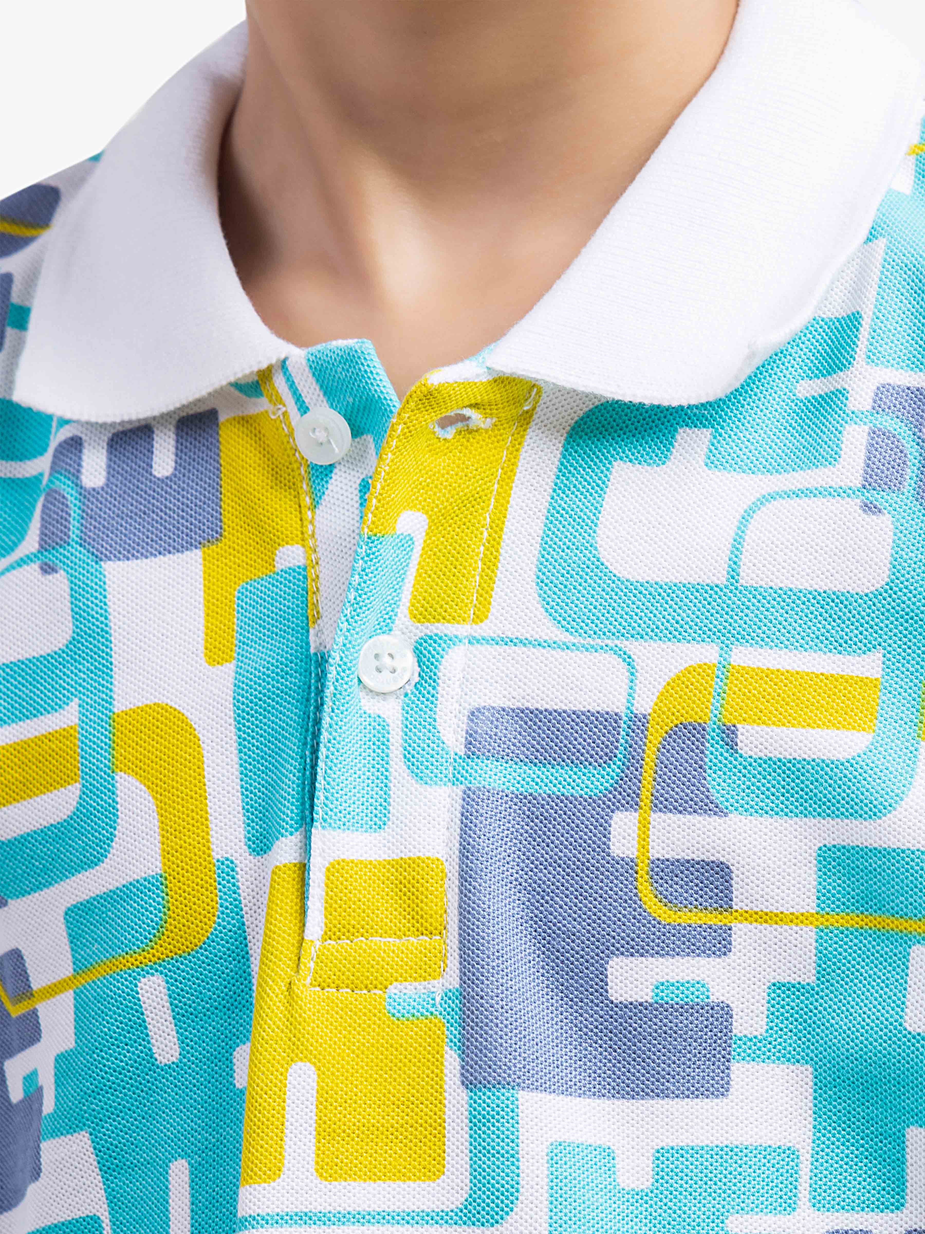 Boy's Multi Polo Shirt - EBTPS5-018 - Image 3