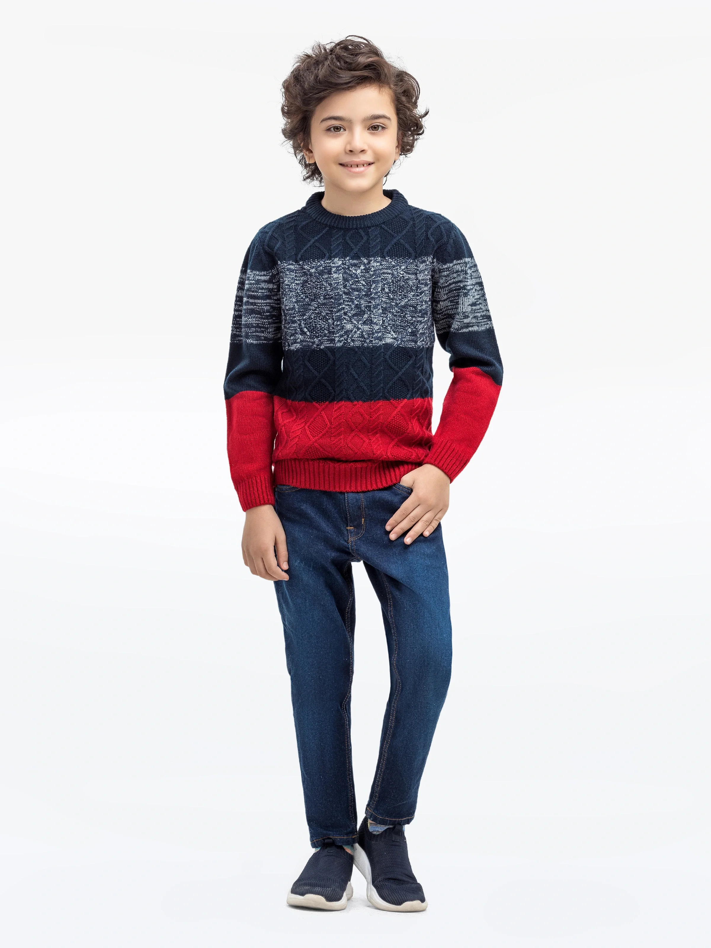 Boy's Multi Sweater - EBTSWT24-009 - Image 2