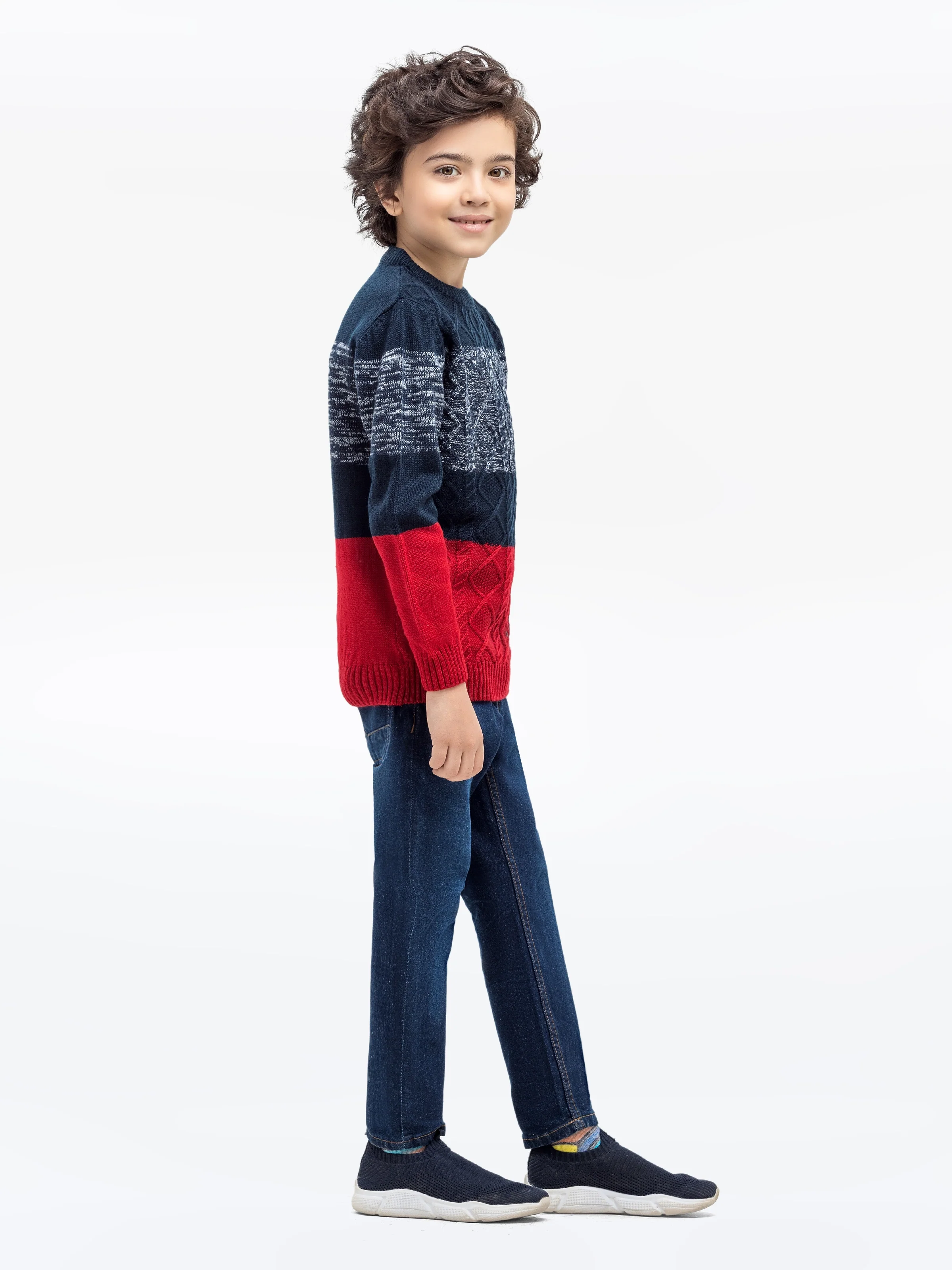 Boy's Multi Sweater - EBTSWT24-009 - Image 4